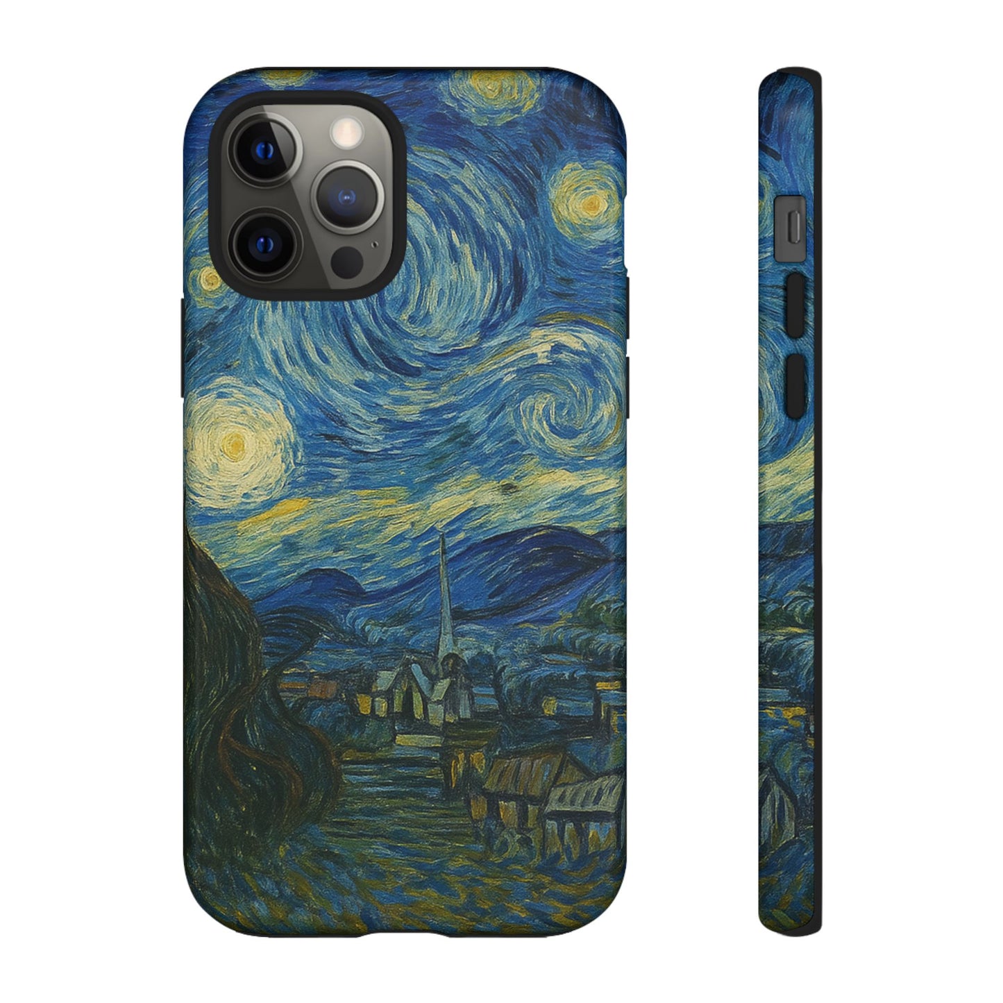 Starry Night Phone Case, Artistic Cell Phone Cover, Gift for Art Lovers, Unique Phone Accessory, Birthday Gift for Him/Her, Tough Cases