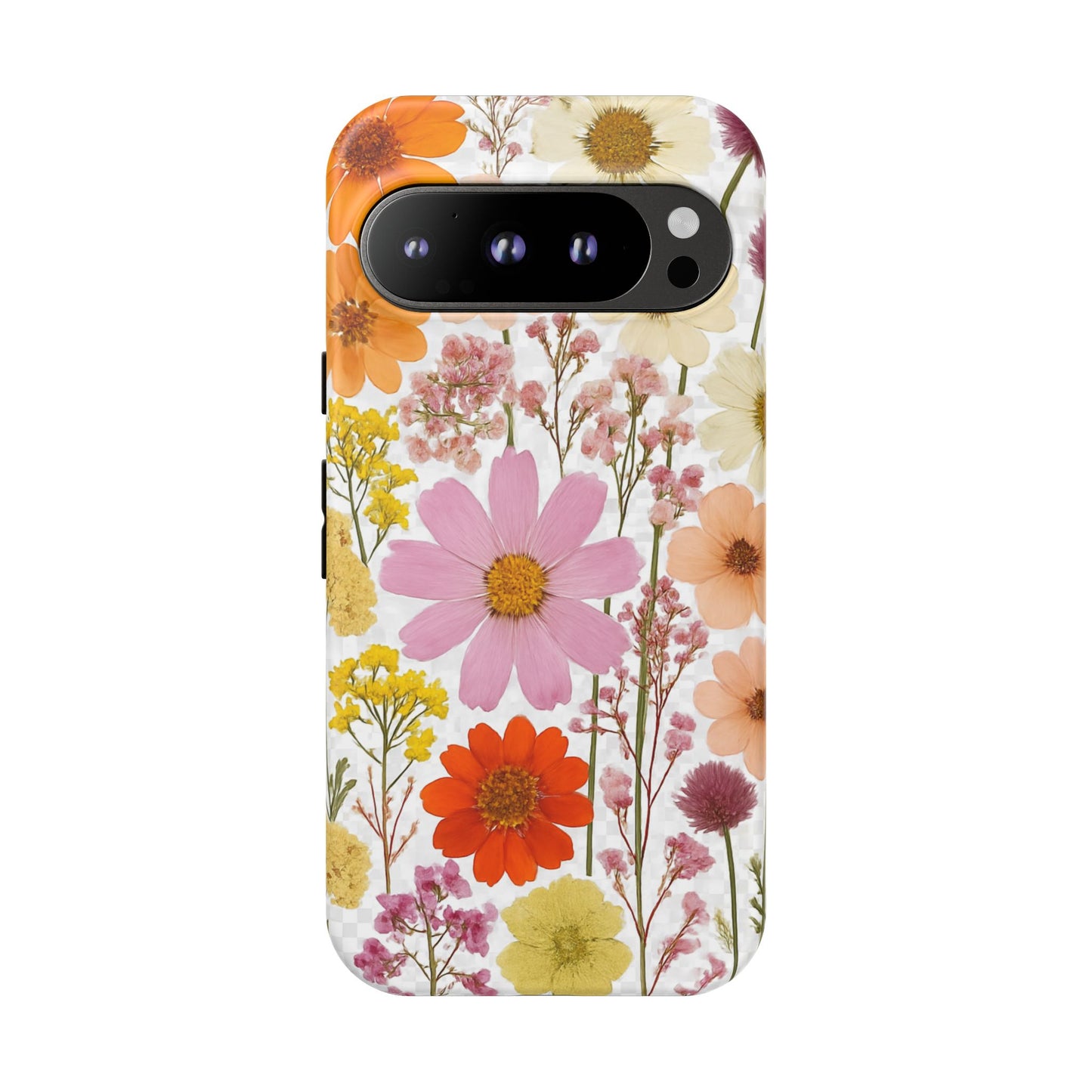 Floral Phone Case - Tough Cases, Stylish Protective Cover, Flower Design, Trendy Gift, Nature Lover Accessory, DRIED FLOWERS