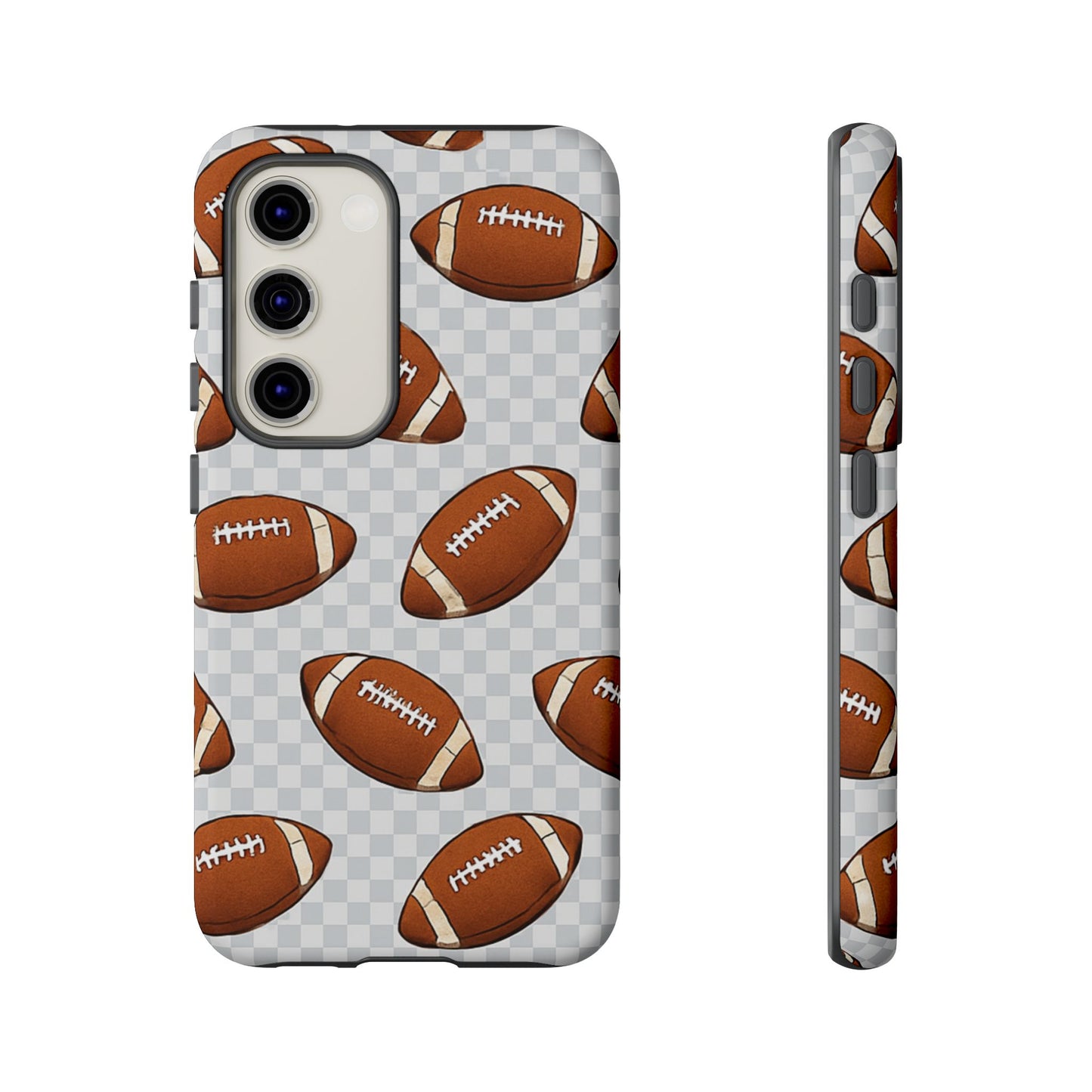 Football Phone Case, Tough Cases for Sports Fans, Unique Gift for Football Lovers, Protective Decor, Athletic Accessories