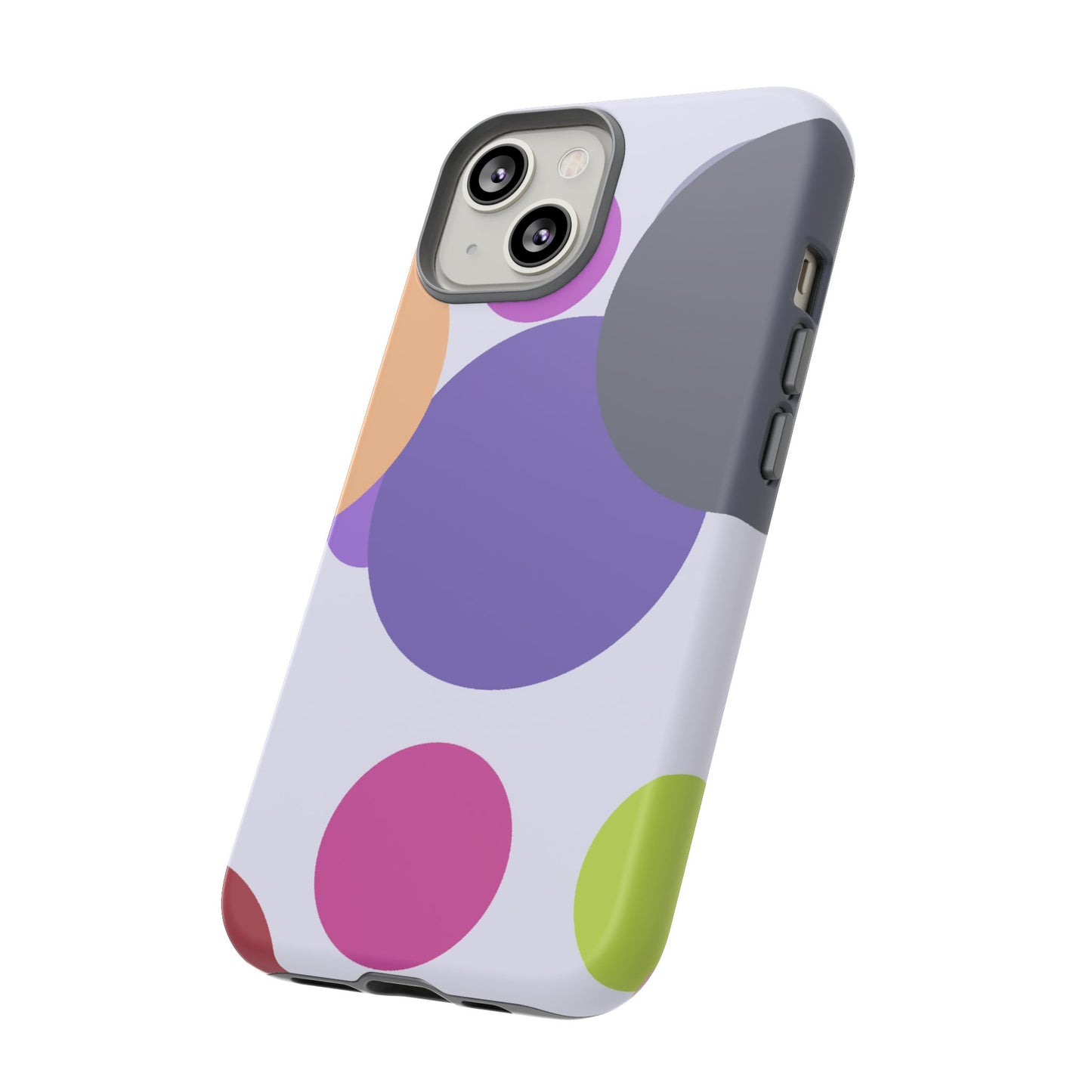 Colorful Geometric Phone Case, Bold Protective Cover for iPhone, Unique Gift for Trendy Teens, Fun Customizable Cases, Modern Design