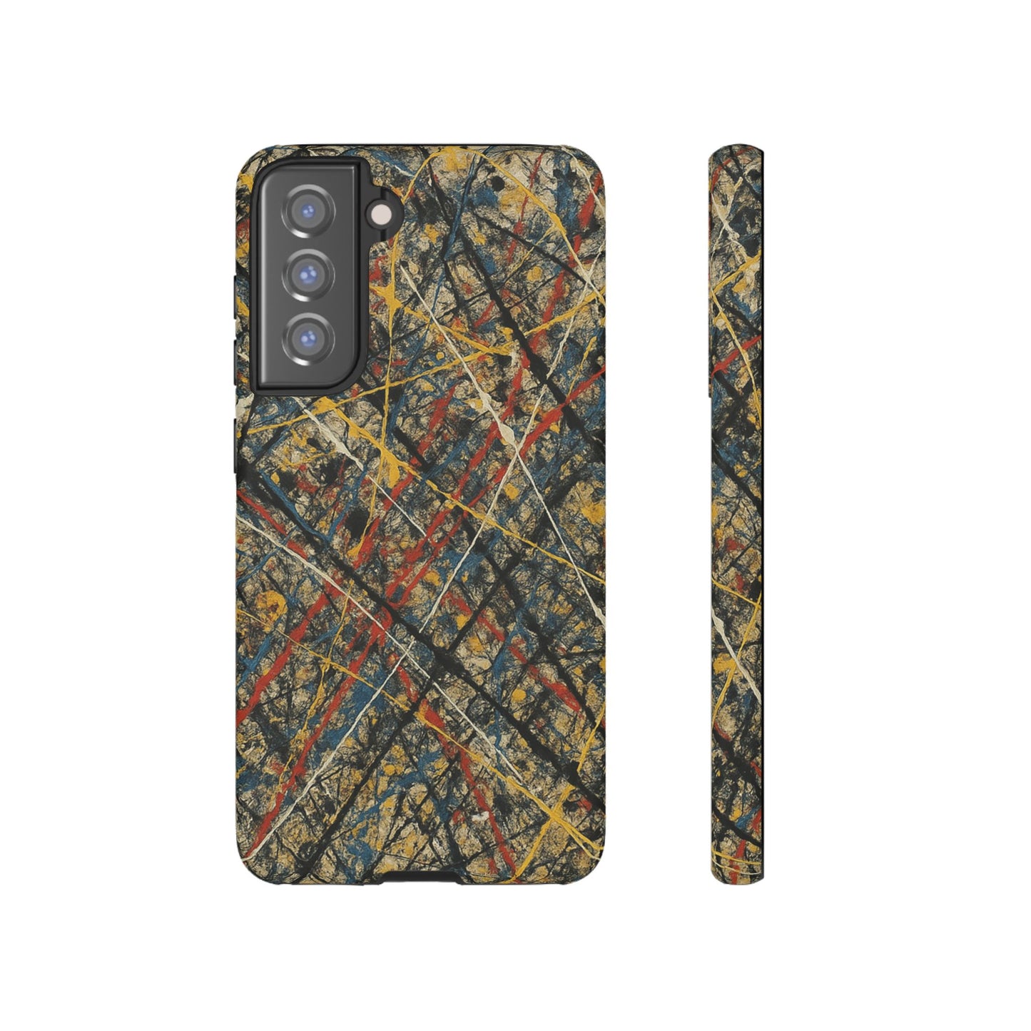 Tough Cases Phone Case - Bold Abstract Design, Stylish Mobile Cover, Unique Gift for Him/Her, Durable Accessory, Trendy Protection