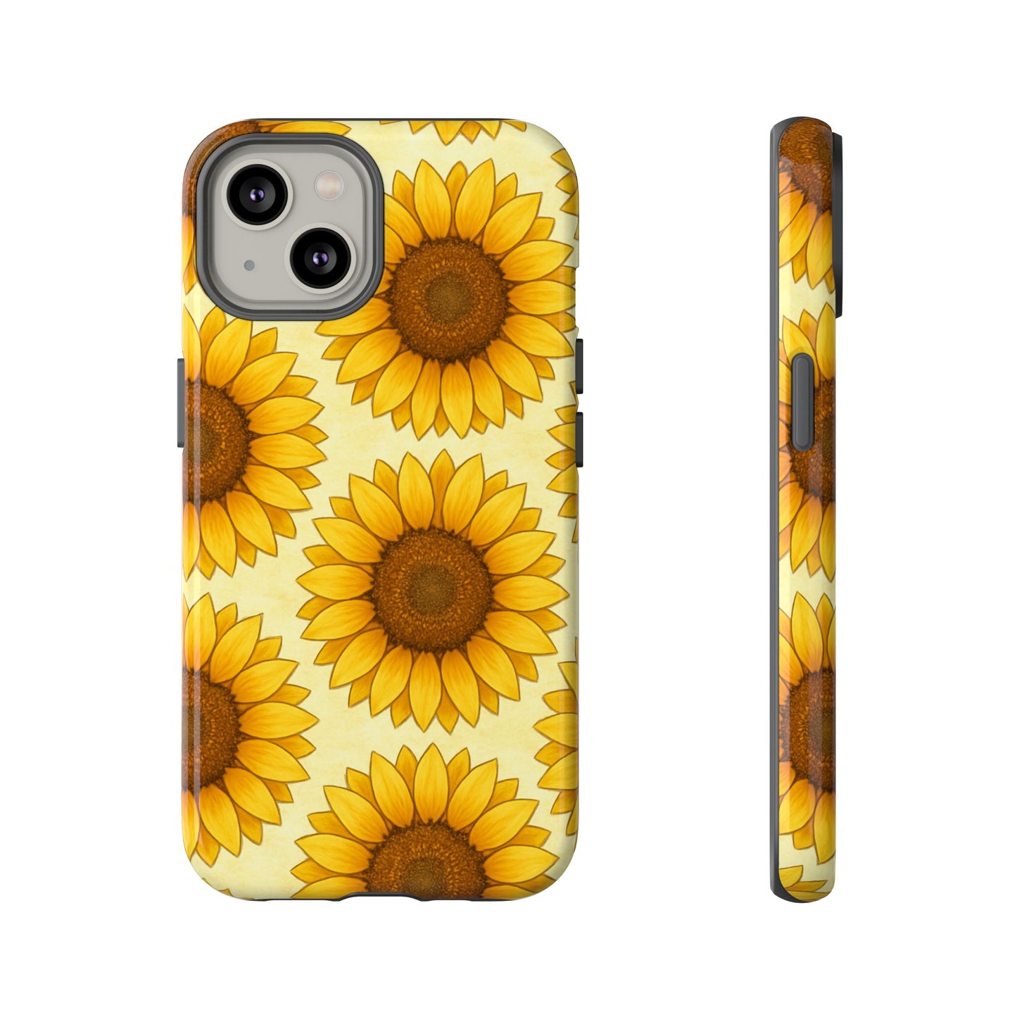 Sunflower Phone Cases - Tough Cases for Nature Lovers, Gift for Friends, Floral Design, Protective Case, Sunflower Decor