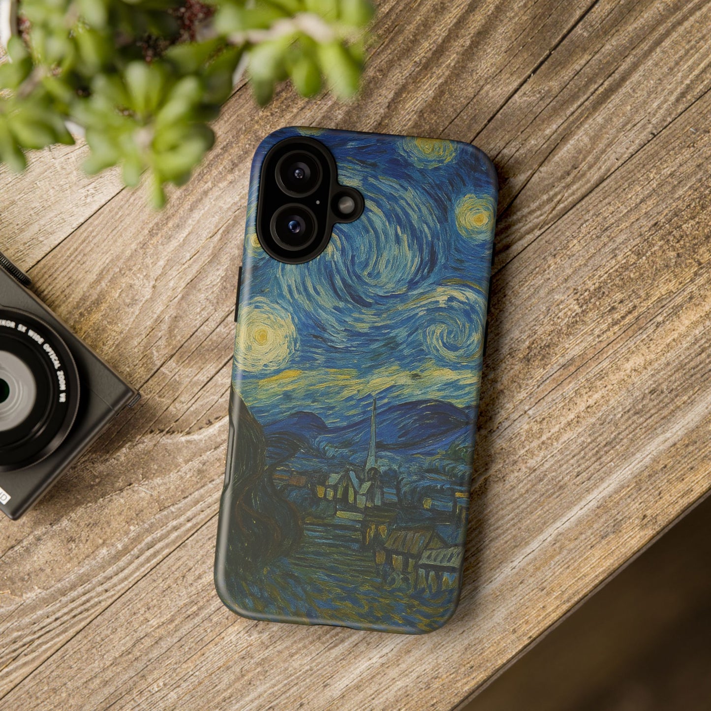 Starry Night Phone Case, Artistic Cell Phone Cover, Gift for Art Lovers, Unique Phone Accessory, Birthday Gift for Him/Her, Tough Cases