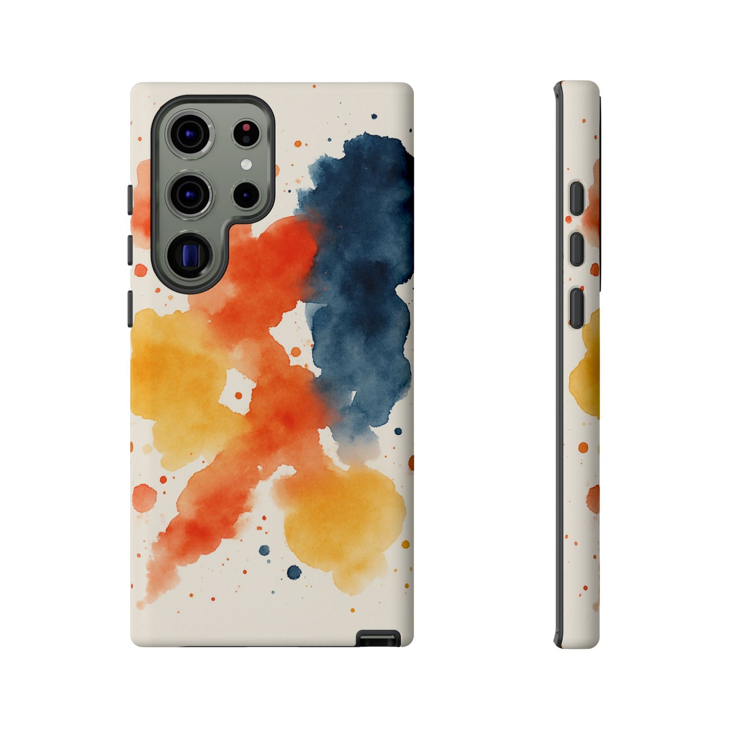 Watercolor Phone Case - Abstract Design, Tough Cases for Men & Women, Stylish Gift, Artistic Accessory for All Occasions