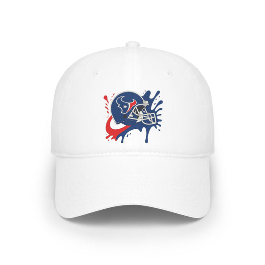 Stylish Football Splash Baseball Cap, Sporty Hat, Casual Wear, Gift for Sports Fans, Adjustable Cap