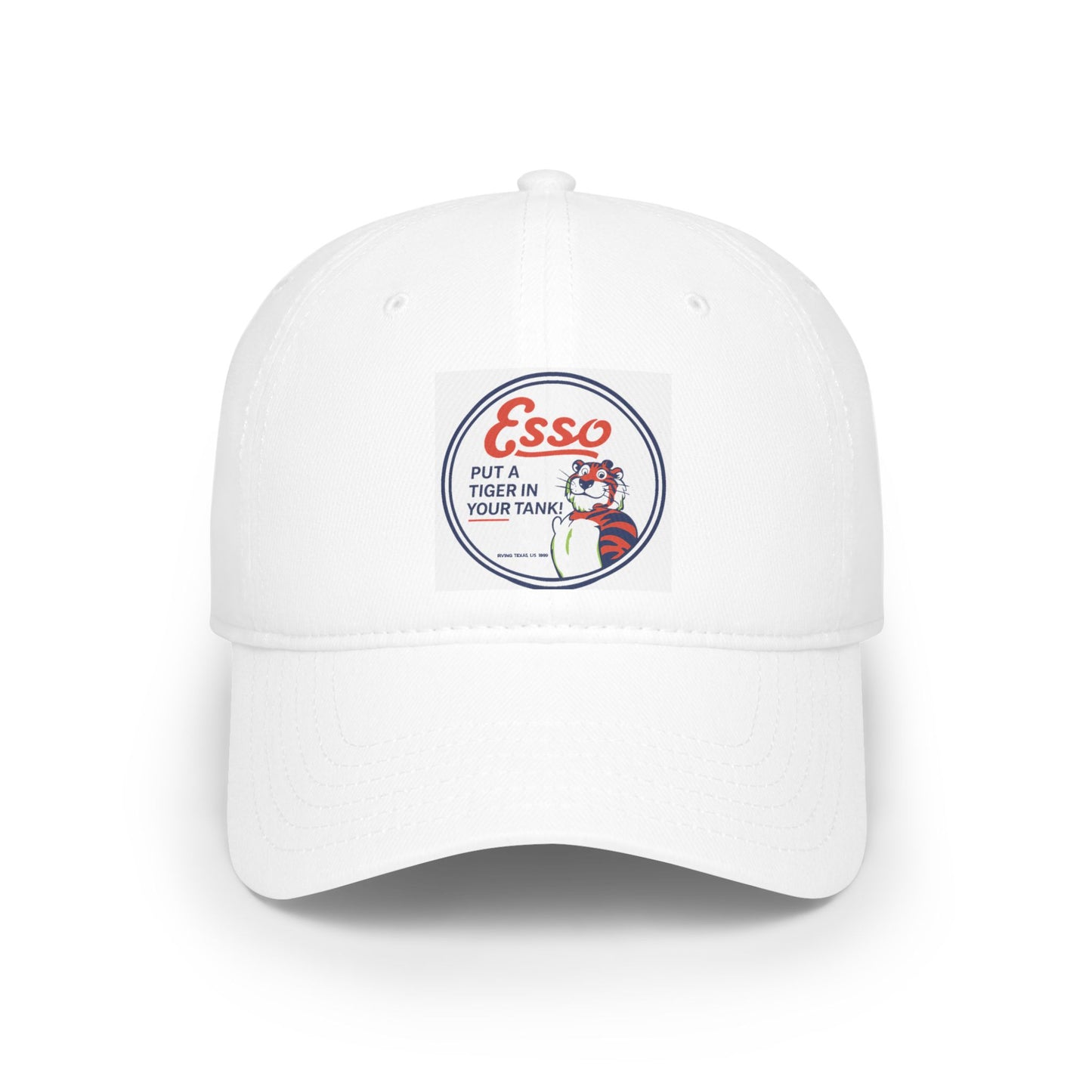 Retro Esso Low Profile Baseball Cap, Vintage Cap, Adjustable Hat, Perfect Gift for Car Lovers, Casual Summer Accessory