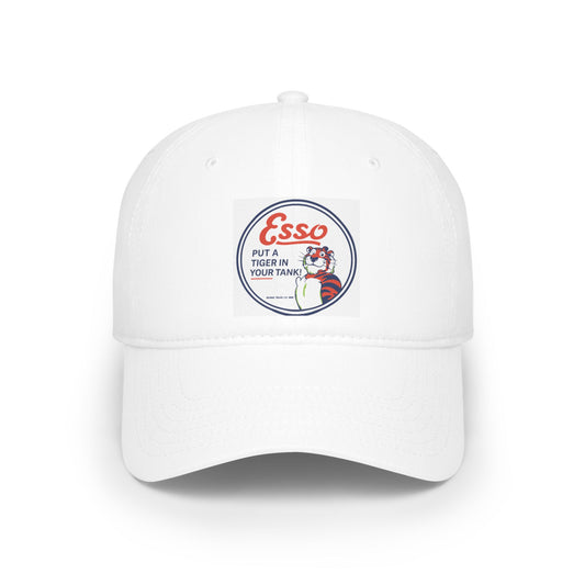 Retro Esso Low Profile Baseball Cap, Vintage Cap, Adjustable Hat, Perfect Gift for Car Lovers, Casual Summer Accessory