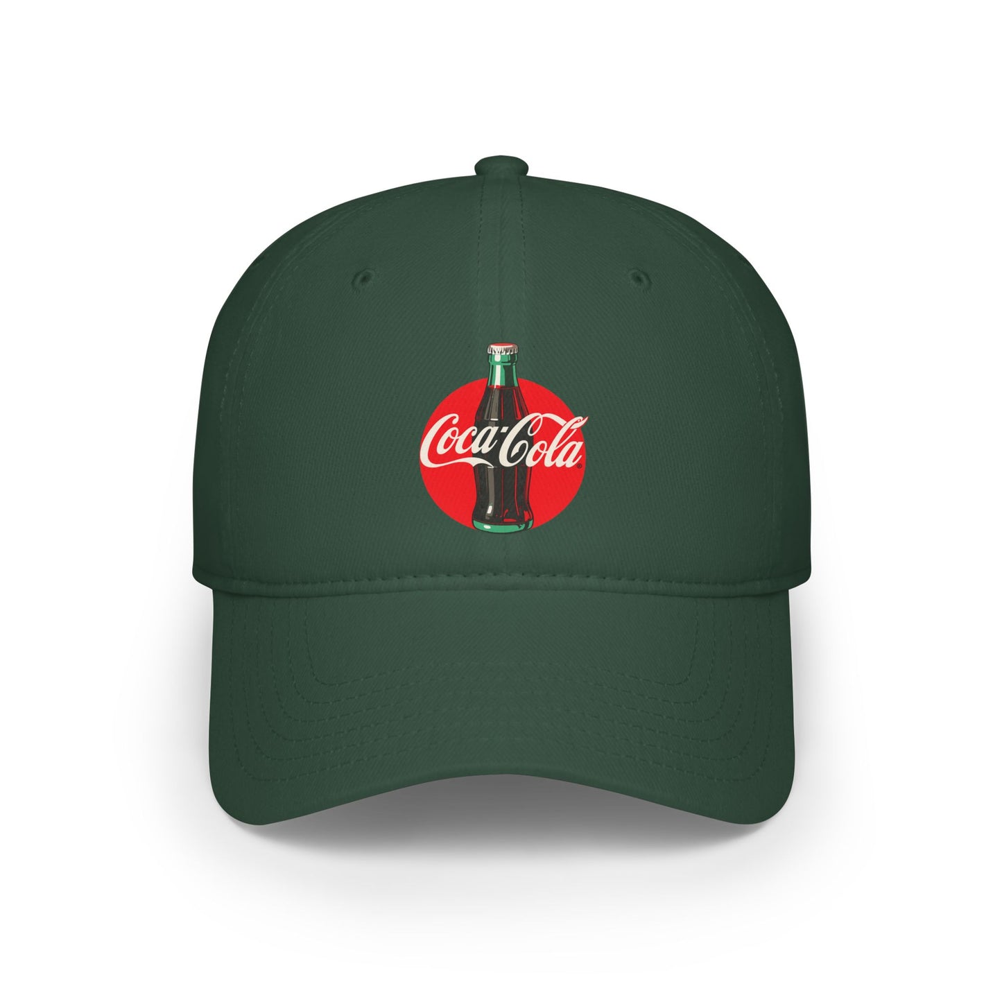Coca-Cola Low Profile Baseball Cap, Vintage Cap, Unisex Hat, Gift for Coca-Cola Lovers, Adjustable Cap, Summer Accessory, Red Hat