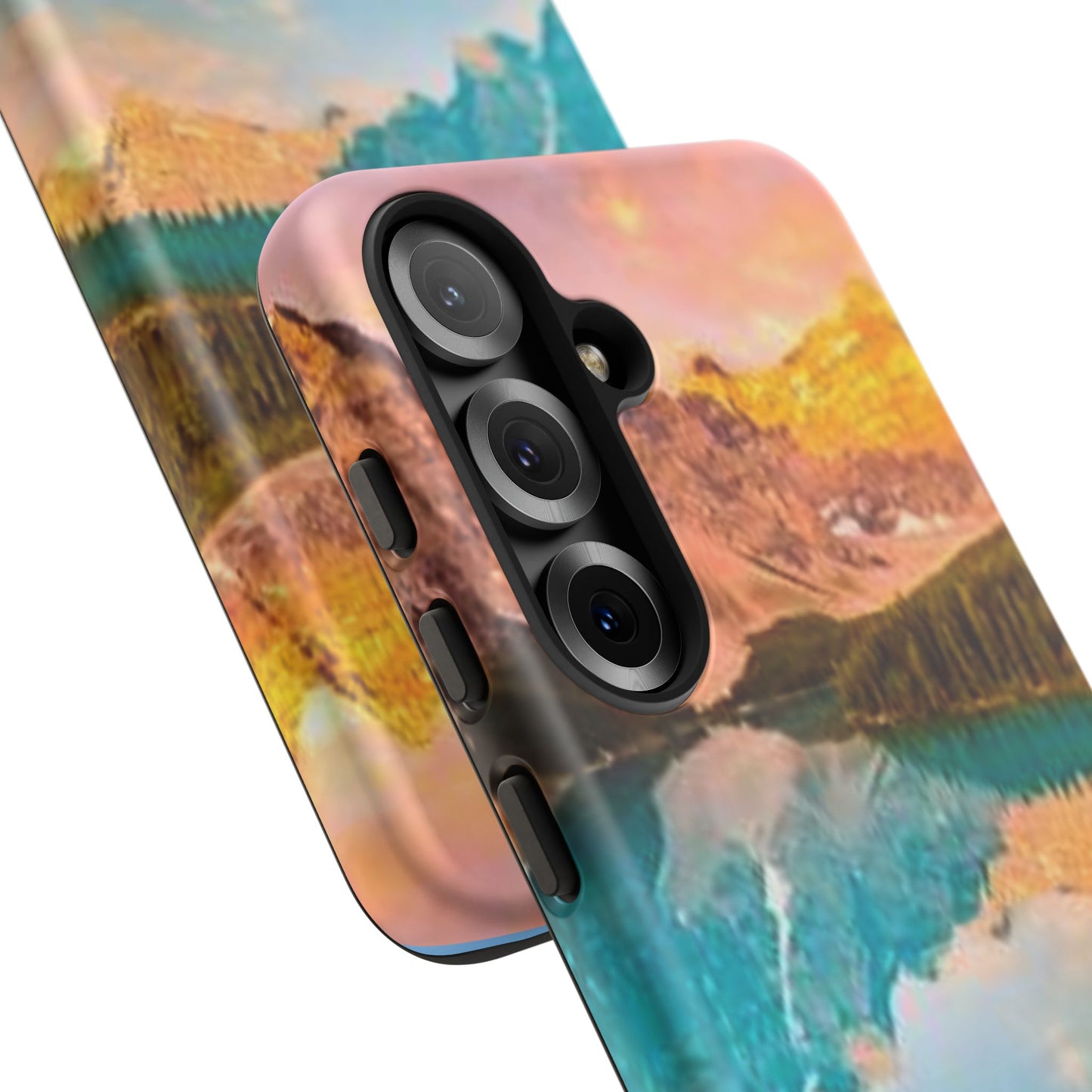 Nature-Inspired Phone Case with Mountain and Lake Design, Aesthetic Tough Cases for Outdoor Lovers, Phone Protection, Gift for Nature [...]