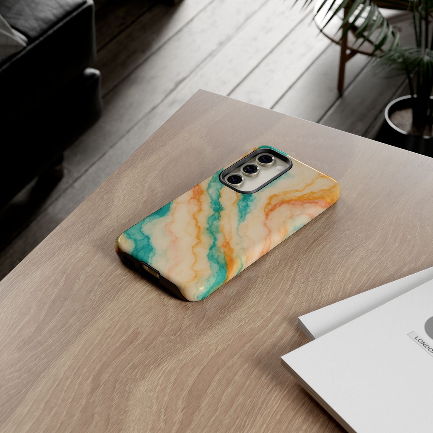 Stylish Phone Case - Tough Cases with Abstract Marble Design, Trendy Accessory, Gift for Her, Protective Case, Unique Phone Cover