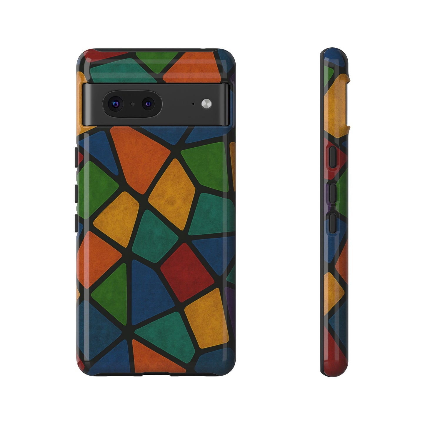 Colorful Mosaic Phone Case, Tough Cell Phone Cover, Vibrant Smartphone Protector, Unique Gift for Weddings, Birthday, Holidays