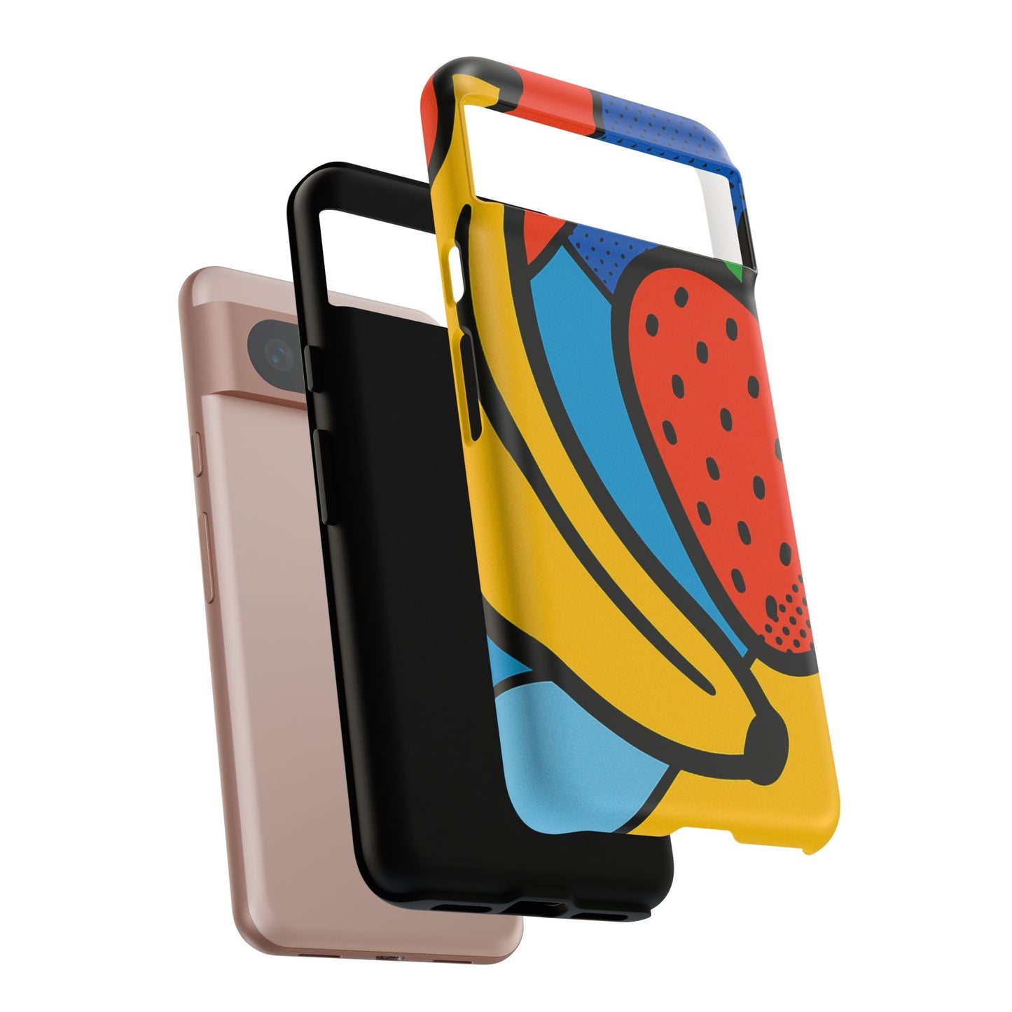 Colorful Fruit Phone Case - Tough Cases - Fun, Vibrant, Unique, Gifts for Friends, Summer Accessories, Trendy Phone Protector