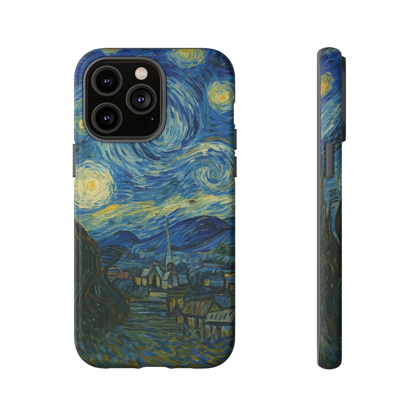 Starry Night Phone Case, Artistic Cell Phone Cover, Gift for Art Lovers, Unique Phone Accessory, Birthday Gift for Him/Her, Tough Cases