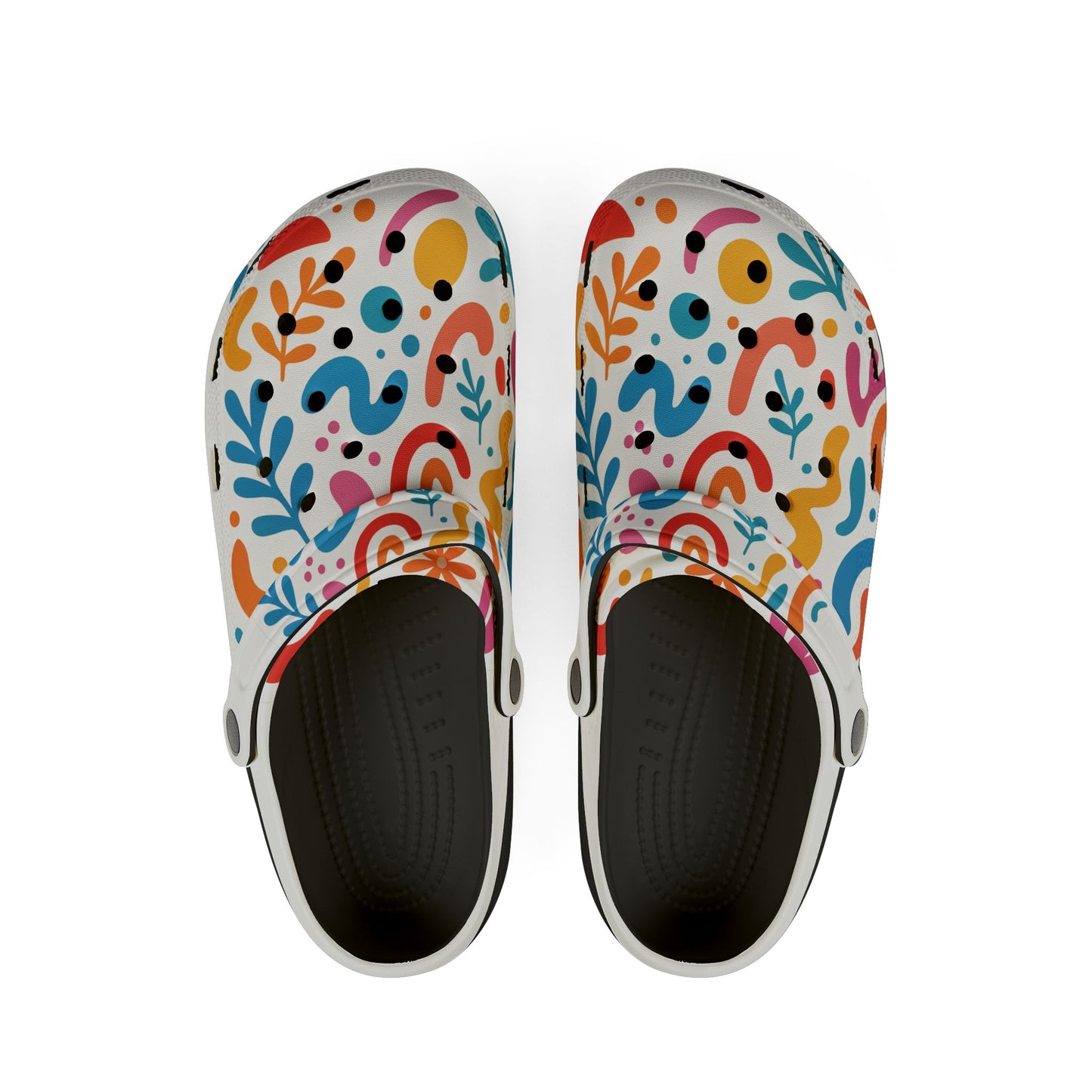 Colorful AOP EVA Foam Rubber Shoes with Vibrant Floral Design, Slip-On Clogs, Fun Garden Shoes, All-Occasion Footwear, Summer Style, [...]
