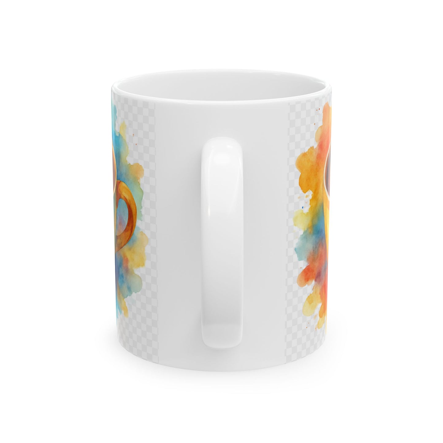 Colorful Coffee Mug - Artful Ceramic Cup for Tea Lovers, Perfect Gift for Birthdays, Anniversaries, Housewarming, or Just Because