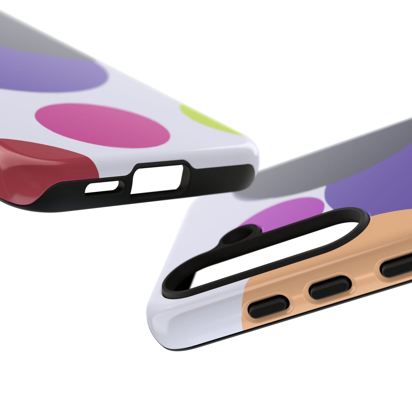 Colorful Geometric Phone Case, Bold Protective Cover for iPhone, Unique Gift for Trendy Teens, Fun Customizable Cases, Modern Design