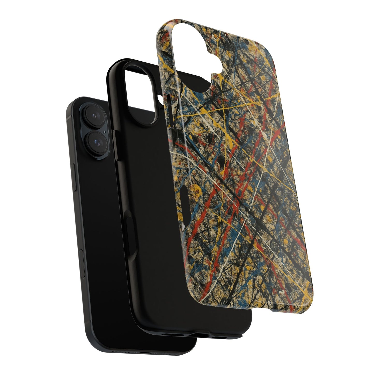 Tough Cases Phone Case - Bold Abstract Design, Stylish Mobile Cover, Unique Gift for Him/Her, Durable Accessory, Trendy Protection