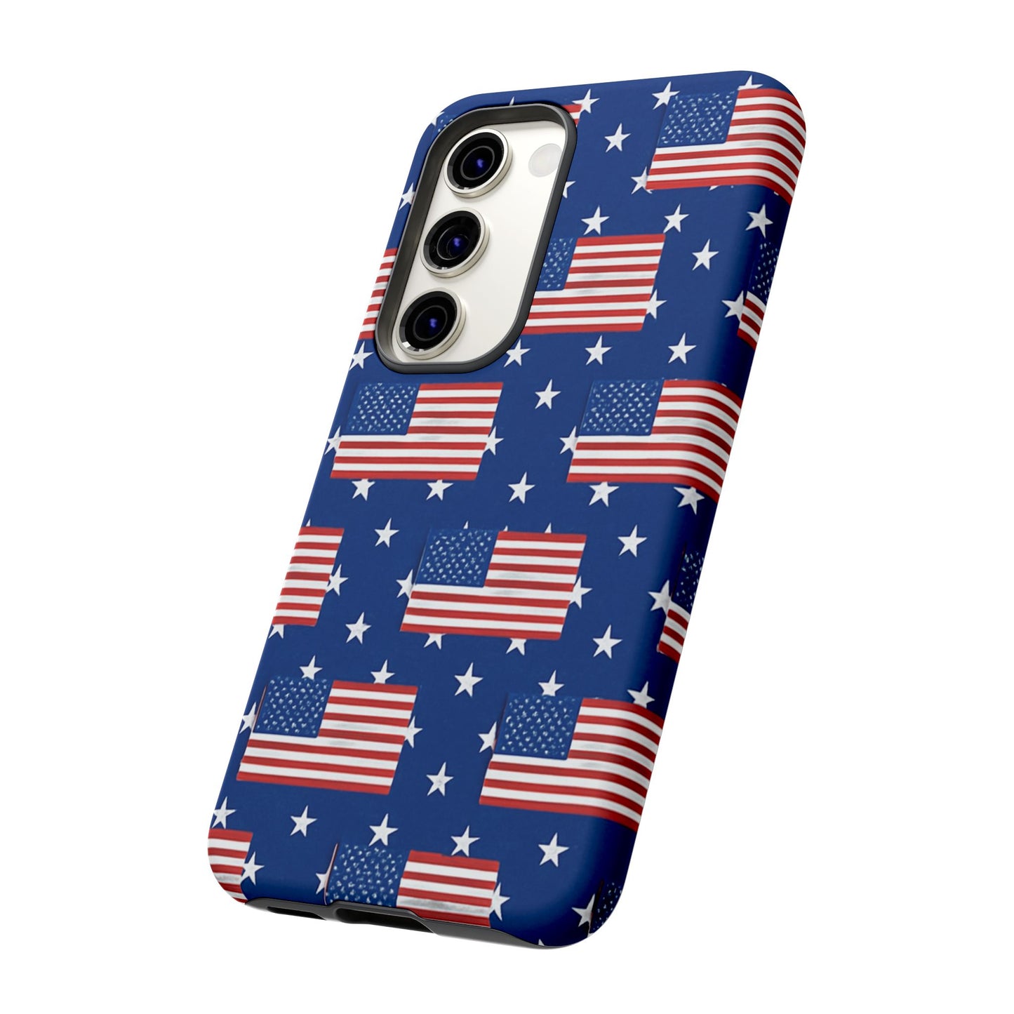 Patriotic Phone Case, Independence Day Accessories, American Flag Design, Star-Spangled Cover, Summer BBQ Gift