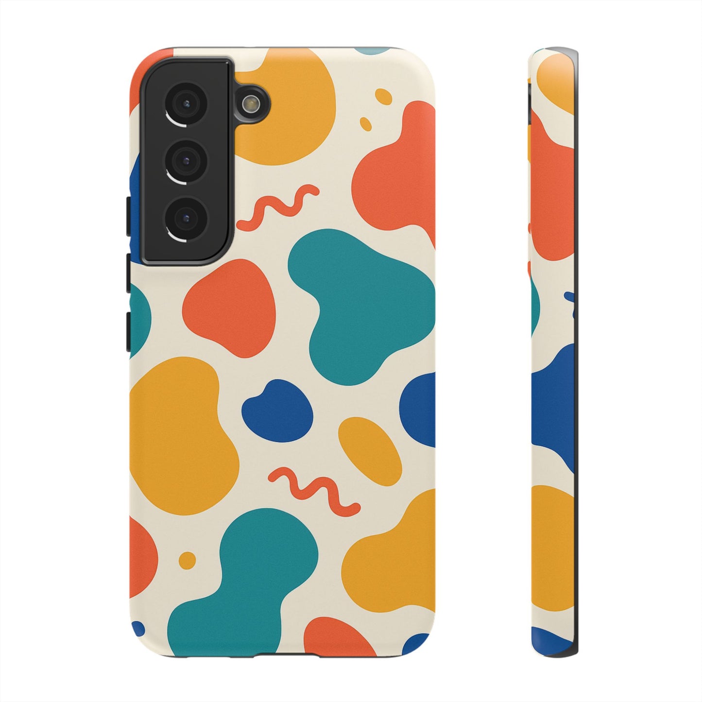Colorful Phone Case with Abstract Design, Stylish Phone Cover, Trendy Tech Accessory for Her, Unique Gift Idea, Fun Patterned Case