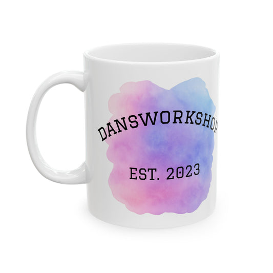 Colorful Watercolor Ceramic Mug - Perfect for Coffee Lovers, Unique Gift, Cute Kitchen Decor, Motivational Drinkware