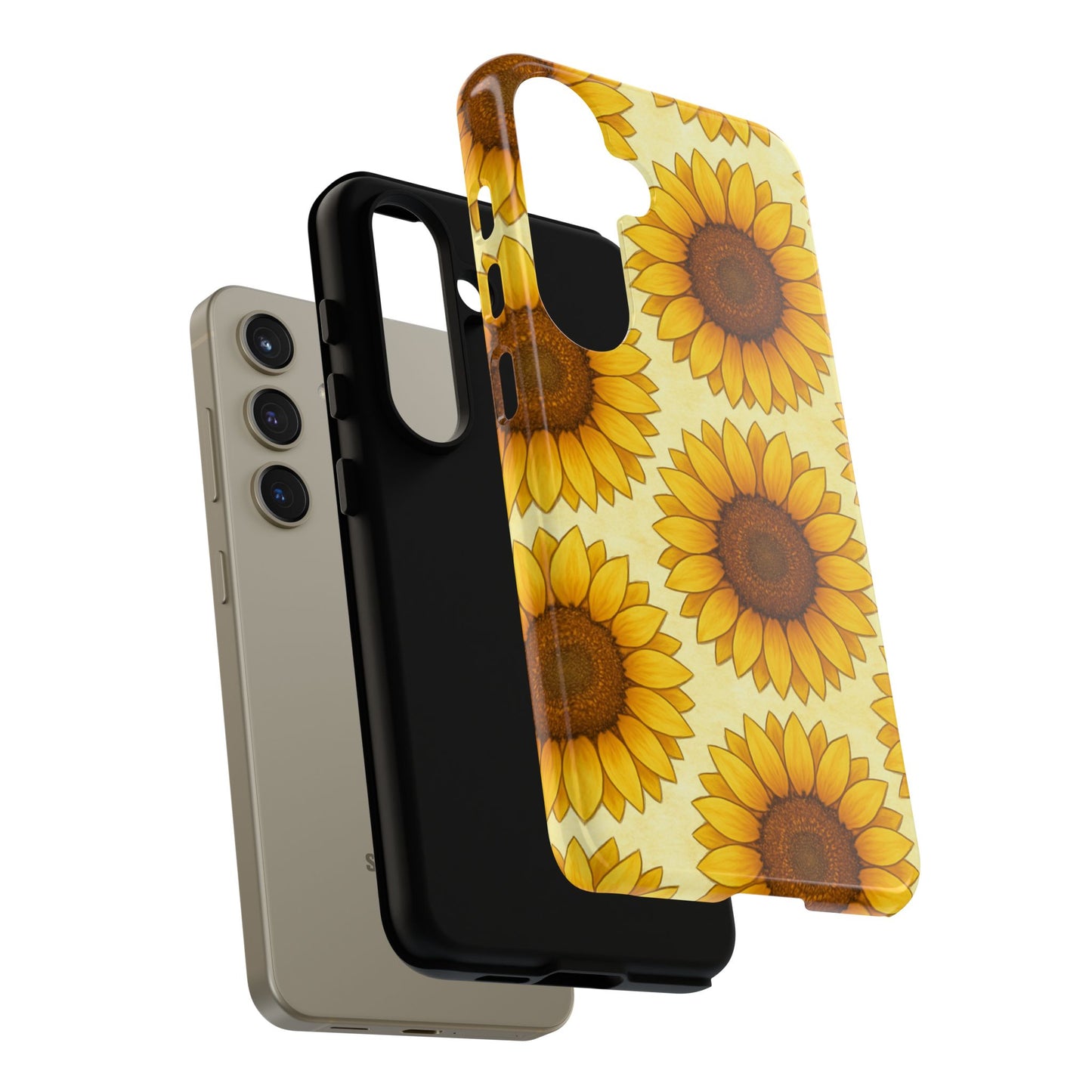 Sunflower Phone Cases - Tough Cases for Nature Lovers, Gift for Friends, Floral Design, Protective Case, Sunflower Decor