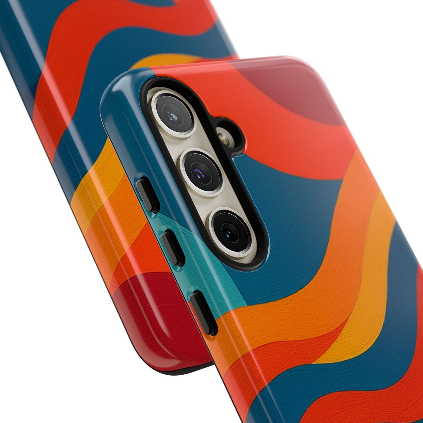 Vibrant Phone Case, Abstract Design Cover, Tough Cases for All Occasions, Stylish Gift for Tech Lovers, Modern Phone Accessories