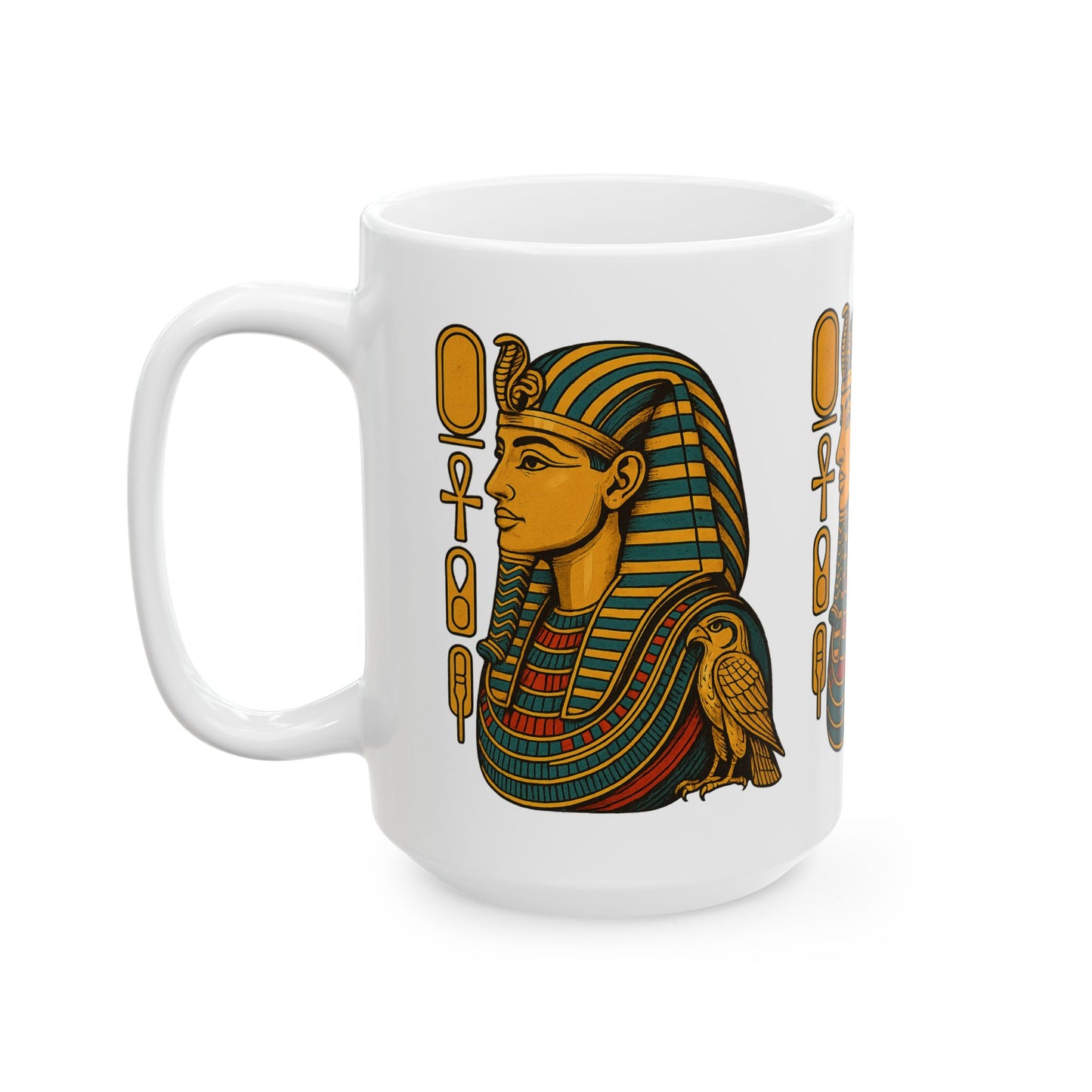 Ancient Egypt-Inspired Ceramic Mug, Unique Gift for History Lovers, Decorative Coffee Cup for Home or Office, Perfect for Birthdays, [...]