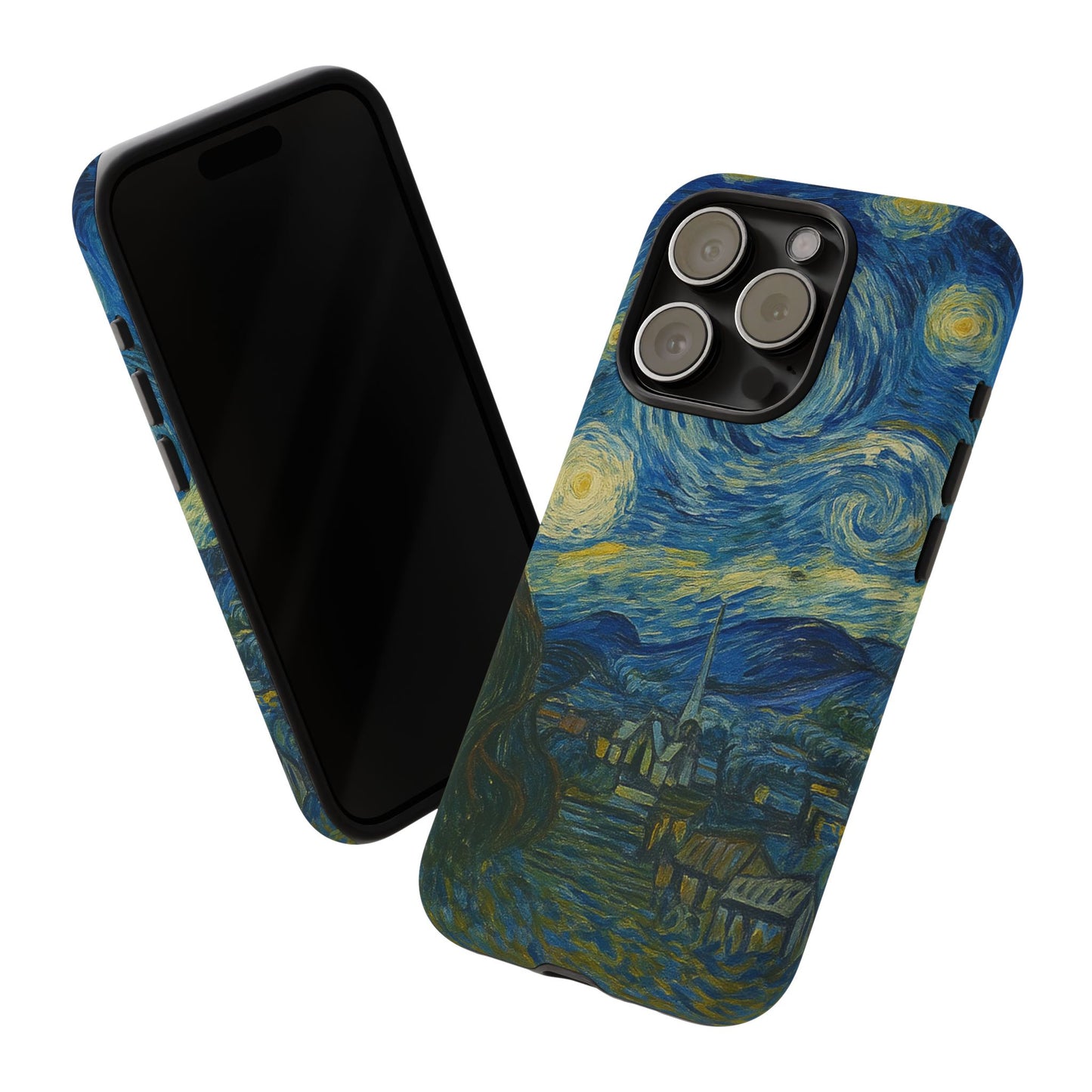 Starry Night Phone Case, Artistic Cell Phone Cover, Gift for Art Lovers, Unique Phone Accessory, Birthday Gift for Him/Her, Tough Cases