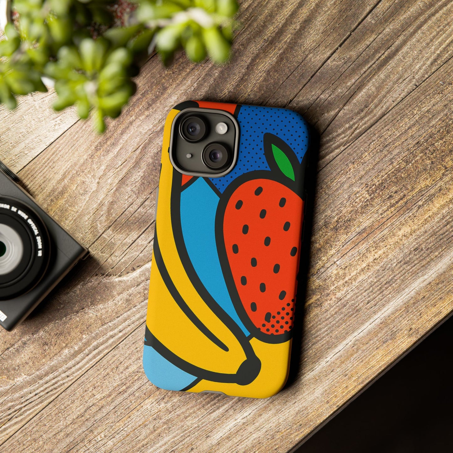 Colorful Fruit Phone Case - Tough Cases - Fun, Vibrant, Unique, Gifts for Friends, Summer Accessories, Trendy Phone Protector