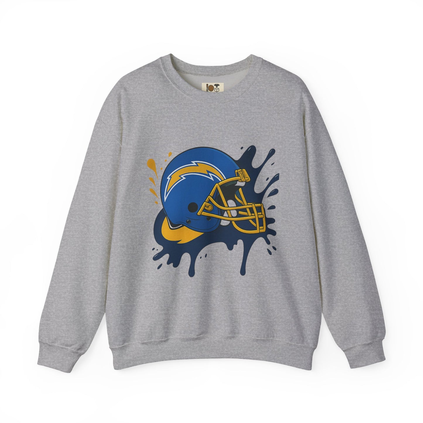 Sporty Splash Crewneck Sweatshirt - Football Lover Gift, Unisex Casual Wear, Game Day Attire, Cozy Sweatshirt, Fall Fashion