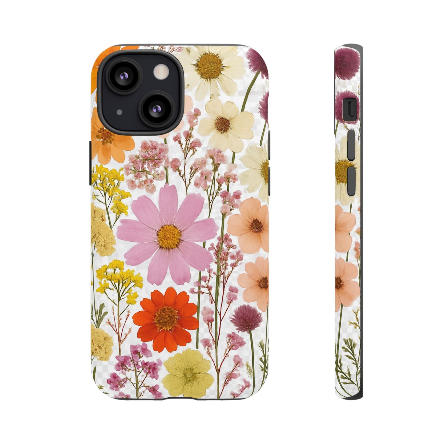 Floral Phone Case - Tough Cases, Stylish Protective Cover, Flower Design, Trendy Gift, Nature Lover Accessory, DRIED FLOWERS