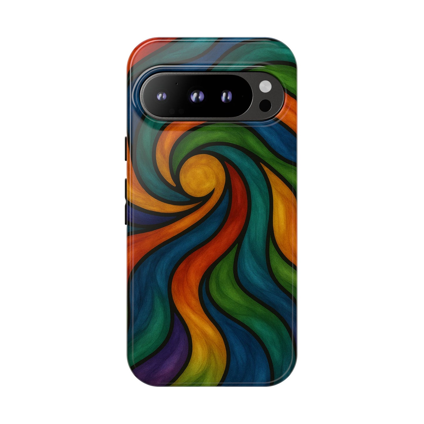 Colorful Swirl Phone Case | Tough Cases, Vibrant Design, Gift for Art Lovers, Funky Case, Unique Phone Accessories