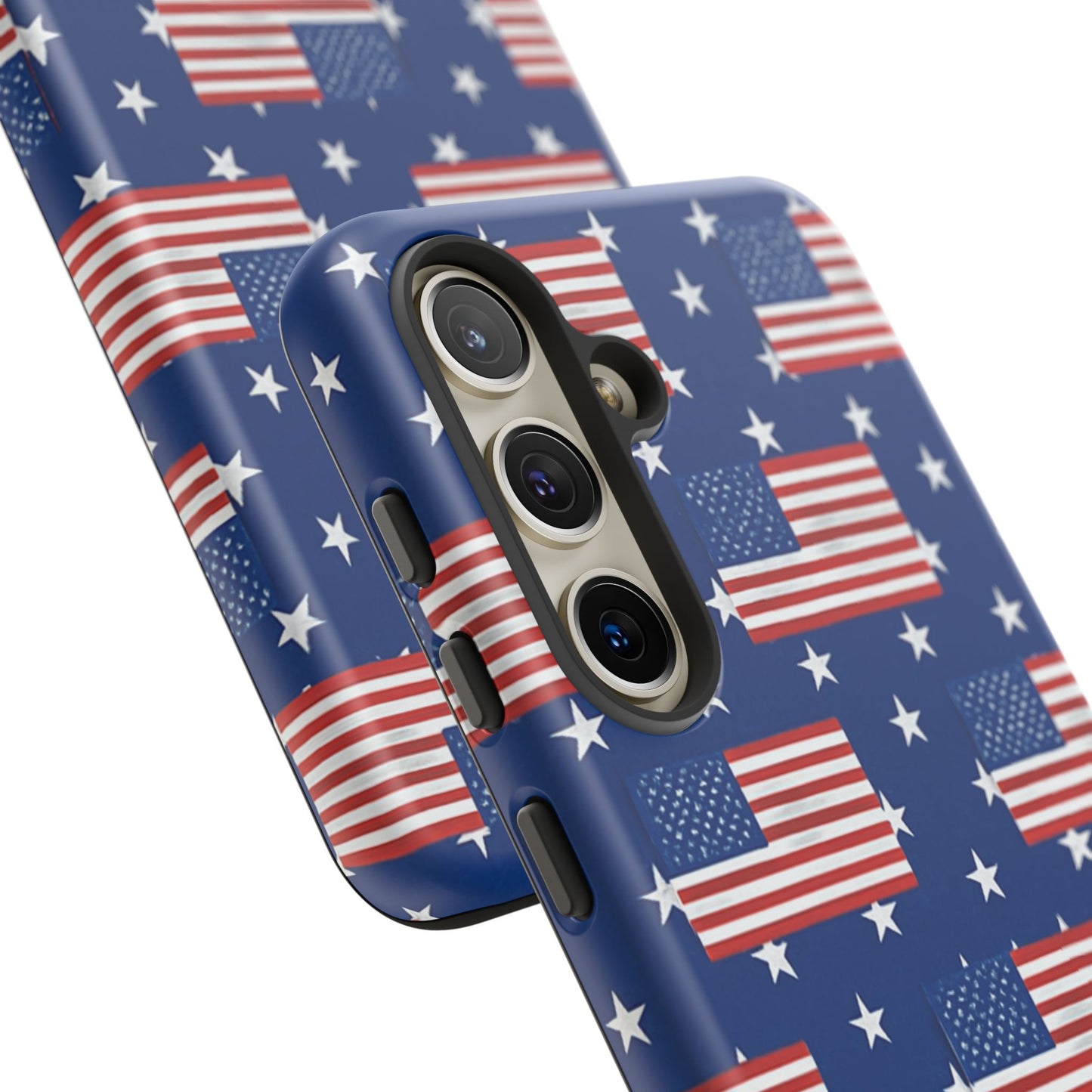 Patriotic Phone Case, Independence Day Accessories, American Flag Design, Star-Spangled Cover, Summer BBQ Gift