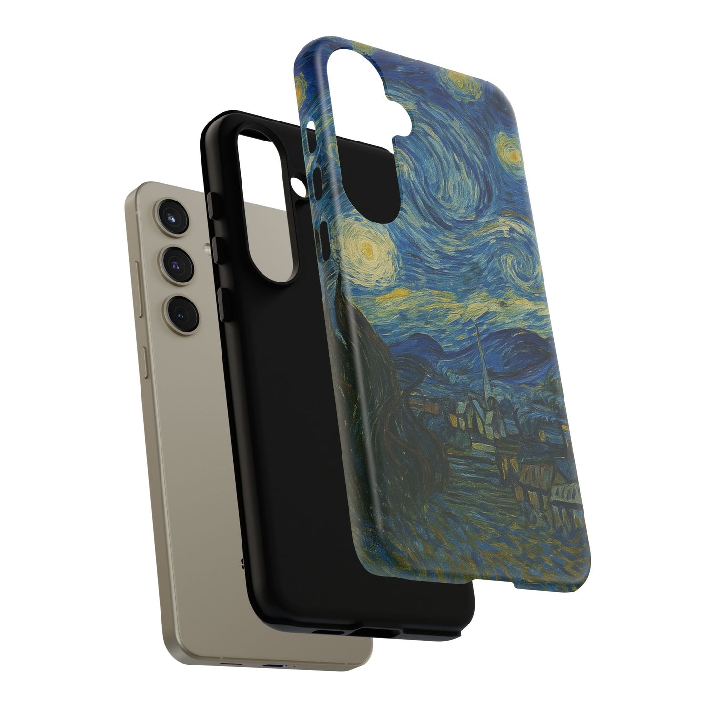 Starry Night Phone Case, Artistic Cell Phone Cover, Gift for Art Lovers, Unique Phone Accessory, Birthday Gift for Him/Her, Tough Cases