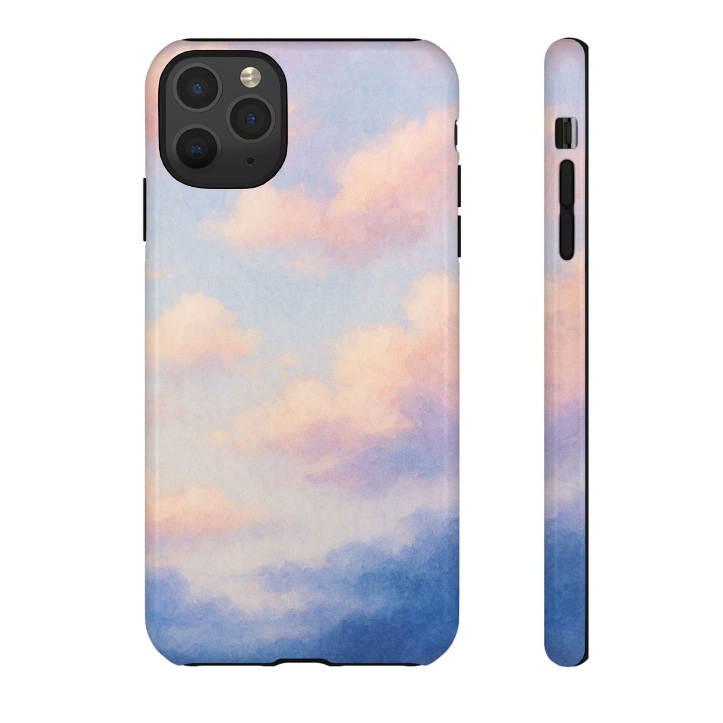 Sky Blue Cloud Phone Case, Tough Phone Cover, Aesthetic Cell Phone Accessory, Gift for Teen, Trendy Tech Protection