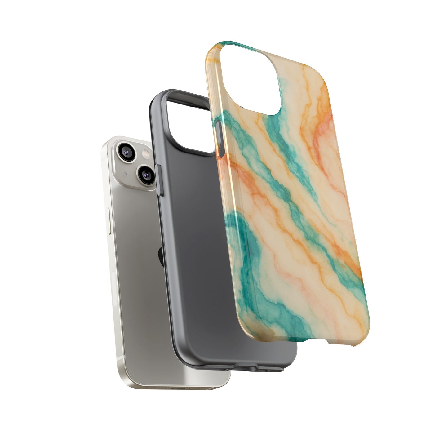 Stylish Phone Case - Tough Cases with Abstract Marble Design, Trendy Accessory, Gift for Her, Protective Case, Unique Phone Cover