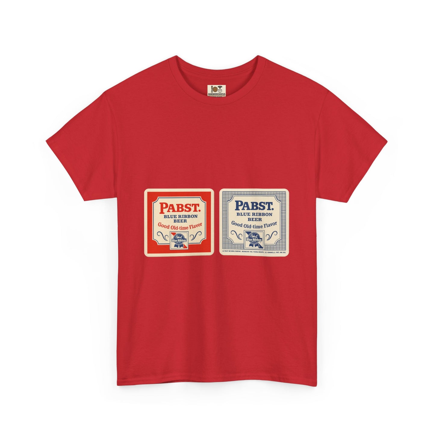 Vintage-Inspired Unisex Heavy Cotton Tee, Perfect for Beer Lovers, Retro Style Shirt, Gift for Him/Her, Casual Wear, Birthday Gift, Pabst beer