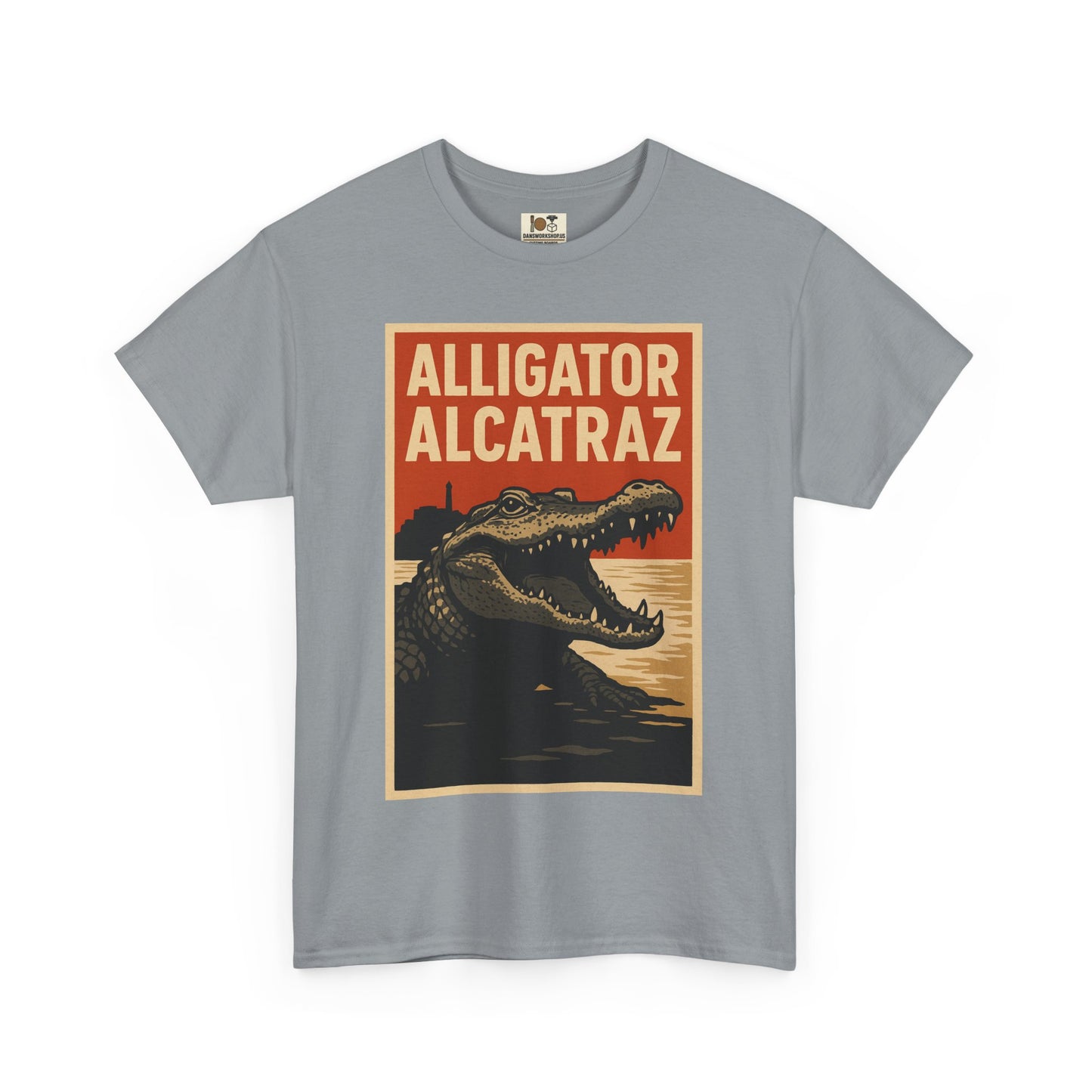 Alligator Alcatraz Graphic Tee - Fun Wildlife Shirt, Gift for Nature Lovers, Unisex Casual Top, Adventure Enthusiasts, Unique Travel [...]