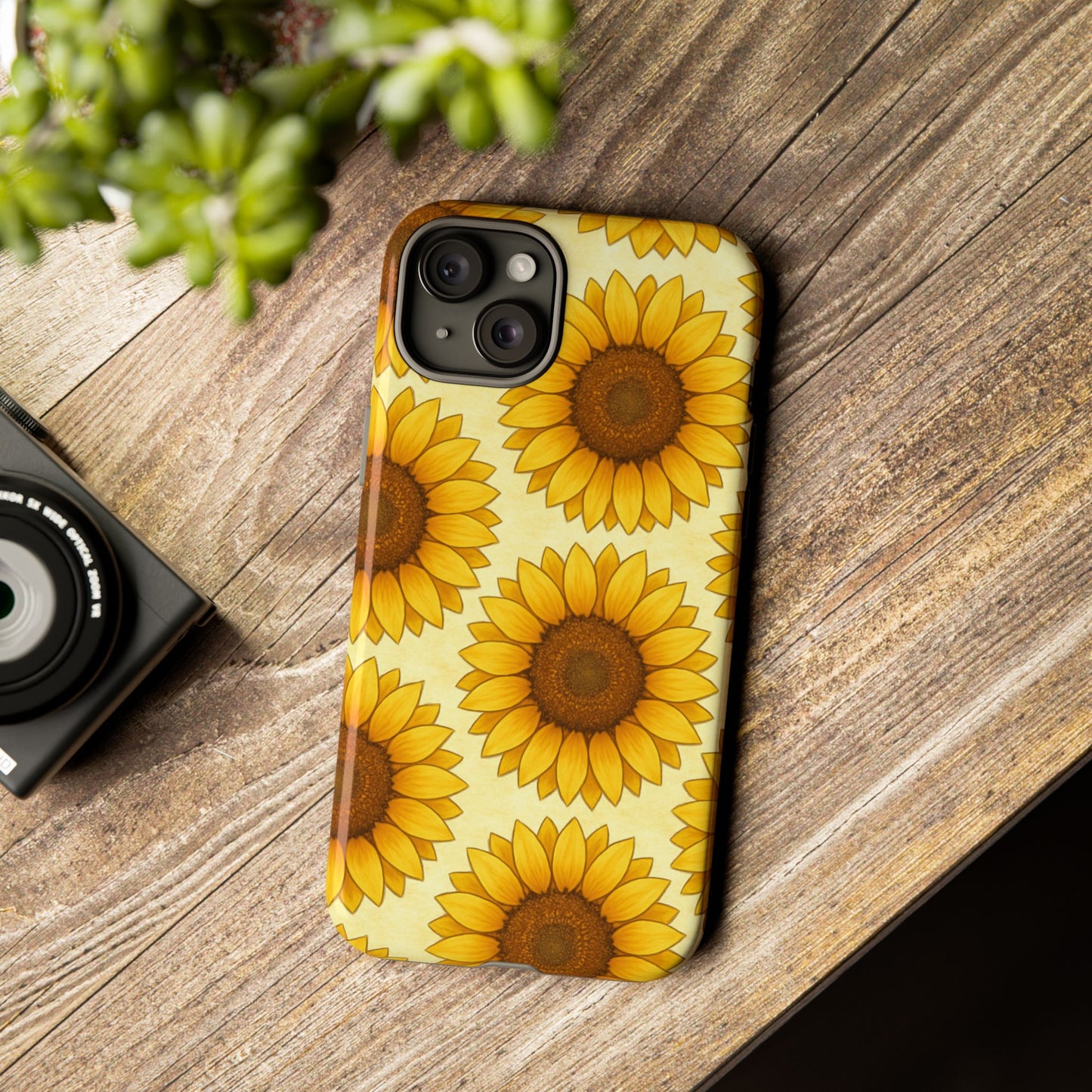 Sunflower Phone Cases - Tough Cases for Nature Lovers, Gift for Friends, Floral Design, Protective Case, Sunflower Decor