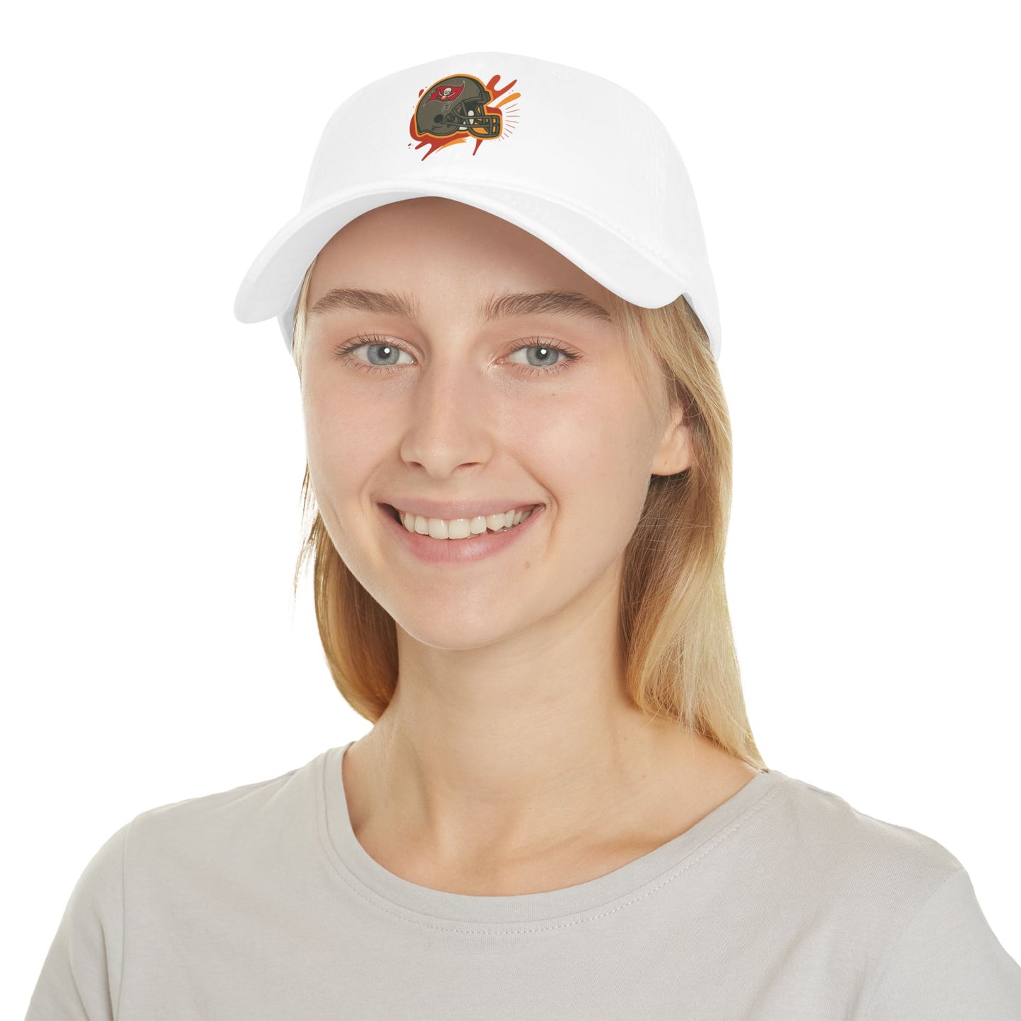 Stylish Low Profile Baseball Cap, Casual Sports Hat, Gift for Sports Fans, Everyday Wear, Outdoor Adventures, Red Team Cap