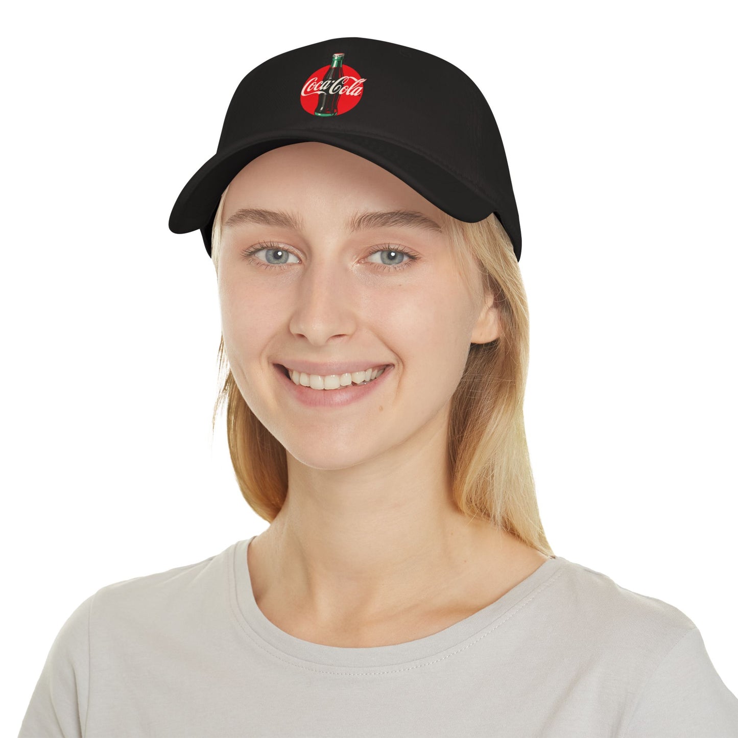 Coca-Cola Low Profile Baseball Cap, Vintage Cap, Unisex Hat, Gift for Coca-Cola Lovers, Adjustable Cap, Summer Accessory, Red Hat