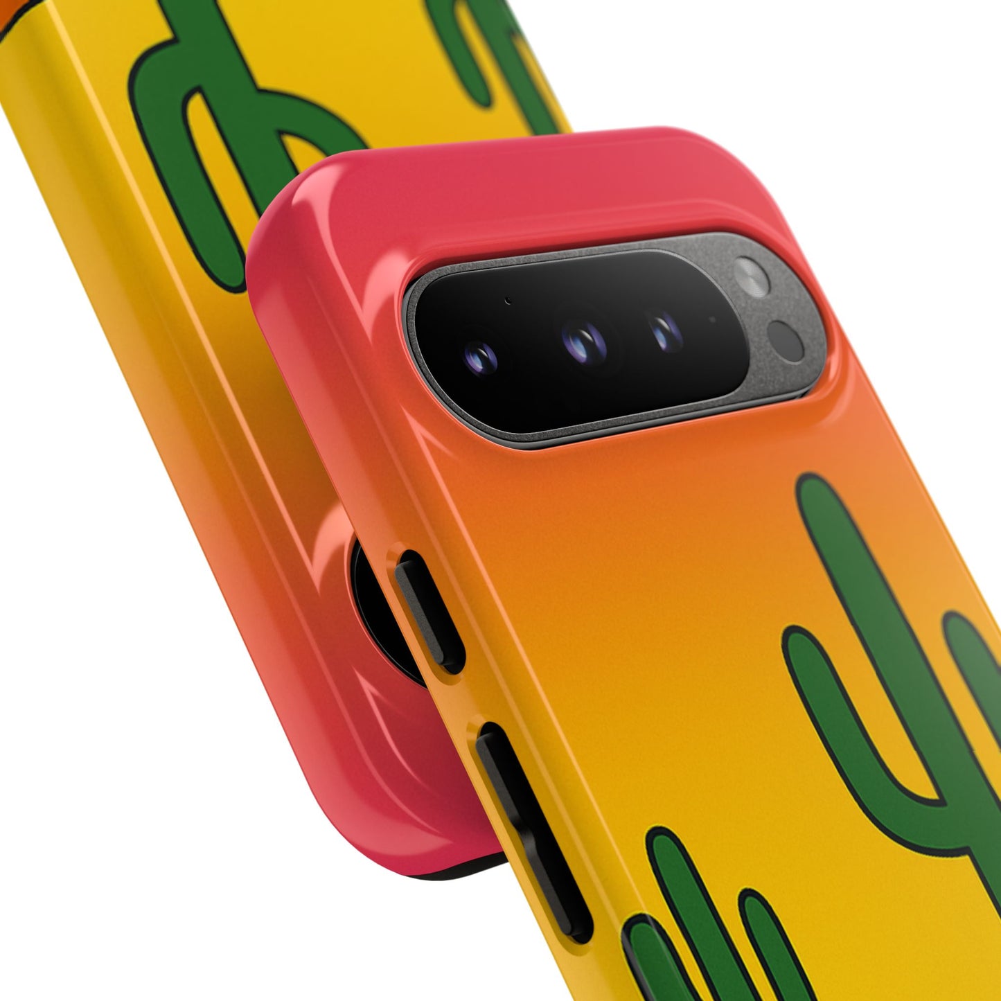 Desert Vibes Phone Case, Tough Cases, Cactus Design, Colorful Phone Cover, Summer Aesthetic, Unique Gift Idea