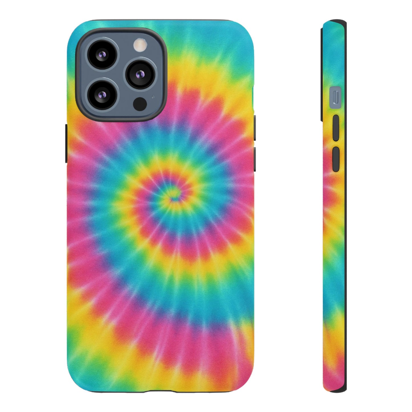 Colorful Tie-Dye Phone Case, Vibrant Phone Cover, Boho Style Accessory, Gift for Teens, Trendy Phone Accessories