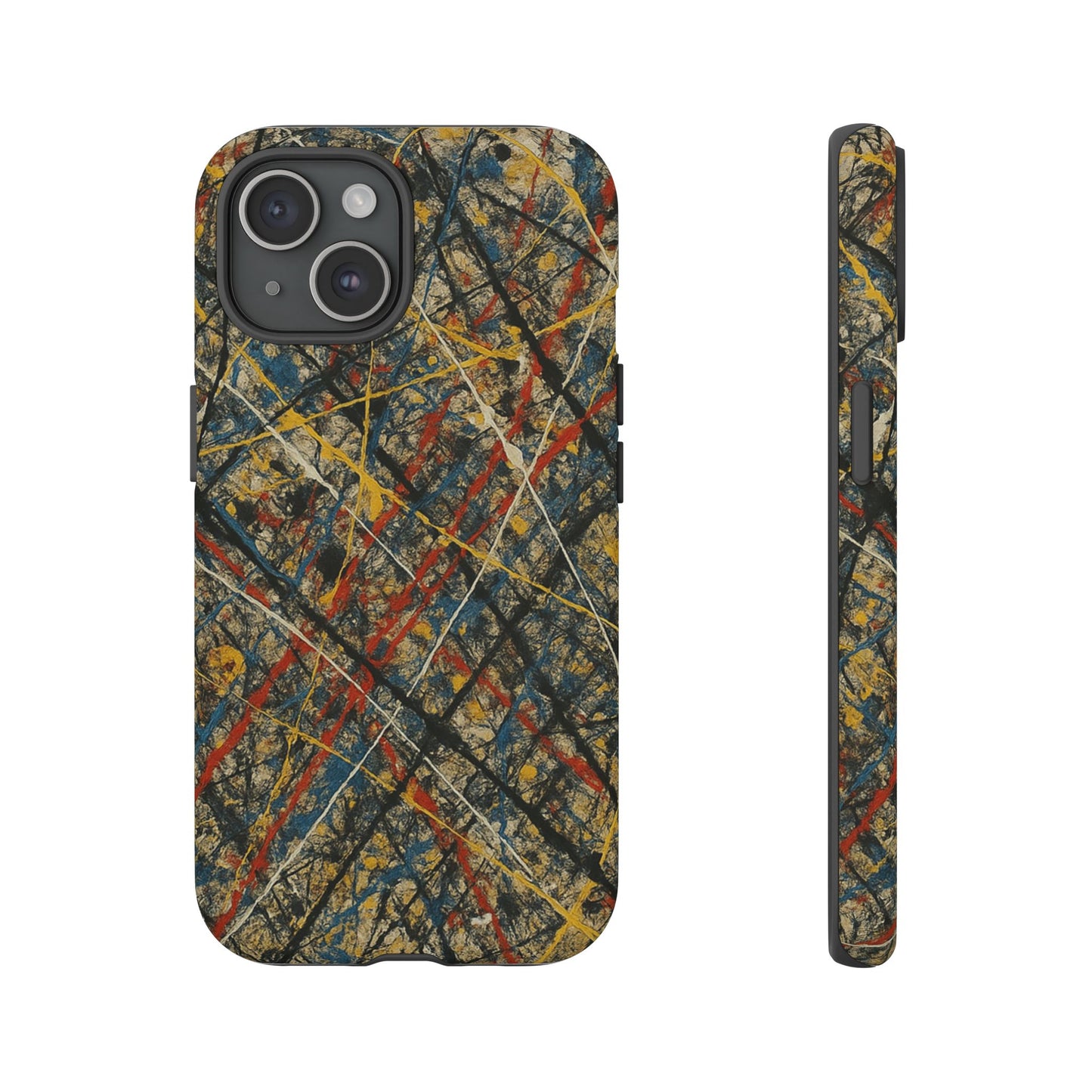 Tough Cases Phone Case - Bold Abstract Design, Stylish Mobile Cover, Unique Gift for Him/Her, Durable Accessory, Trendy Protection