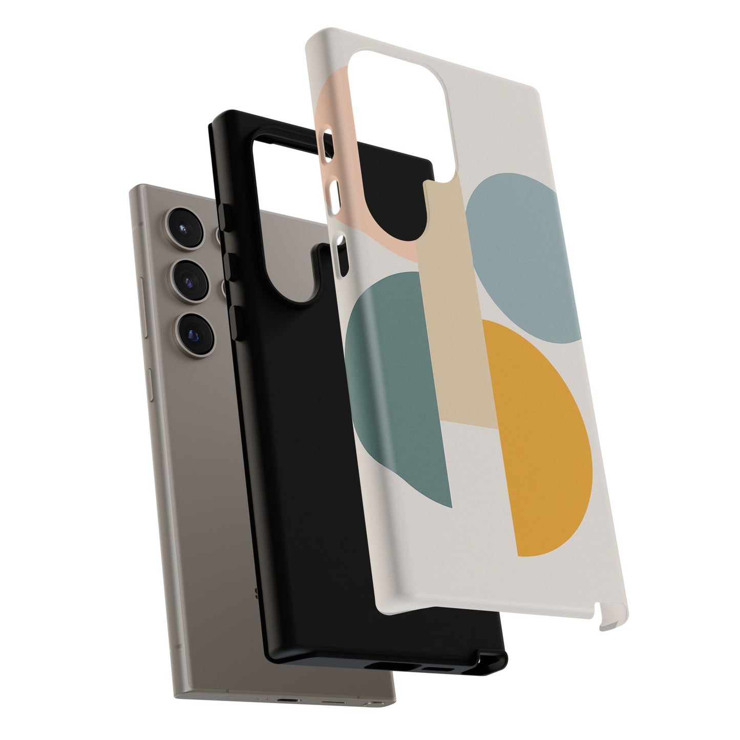 Minimalist Geometric Phone Case, Stylish Protective Cover for Phones, Modern Design, Gift for Him/Her, Trendy Tech Accessory