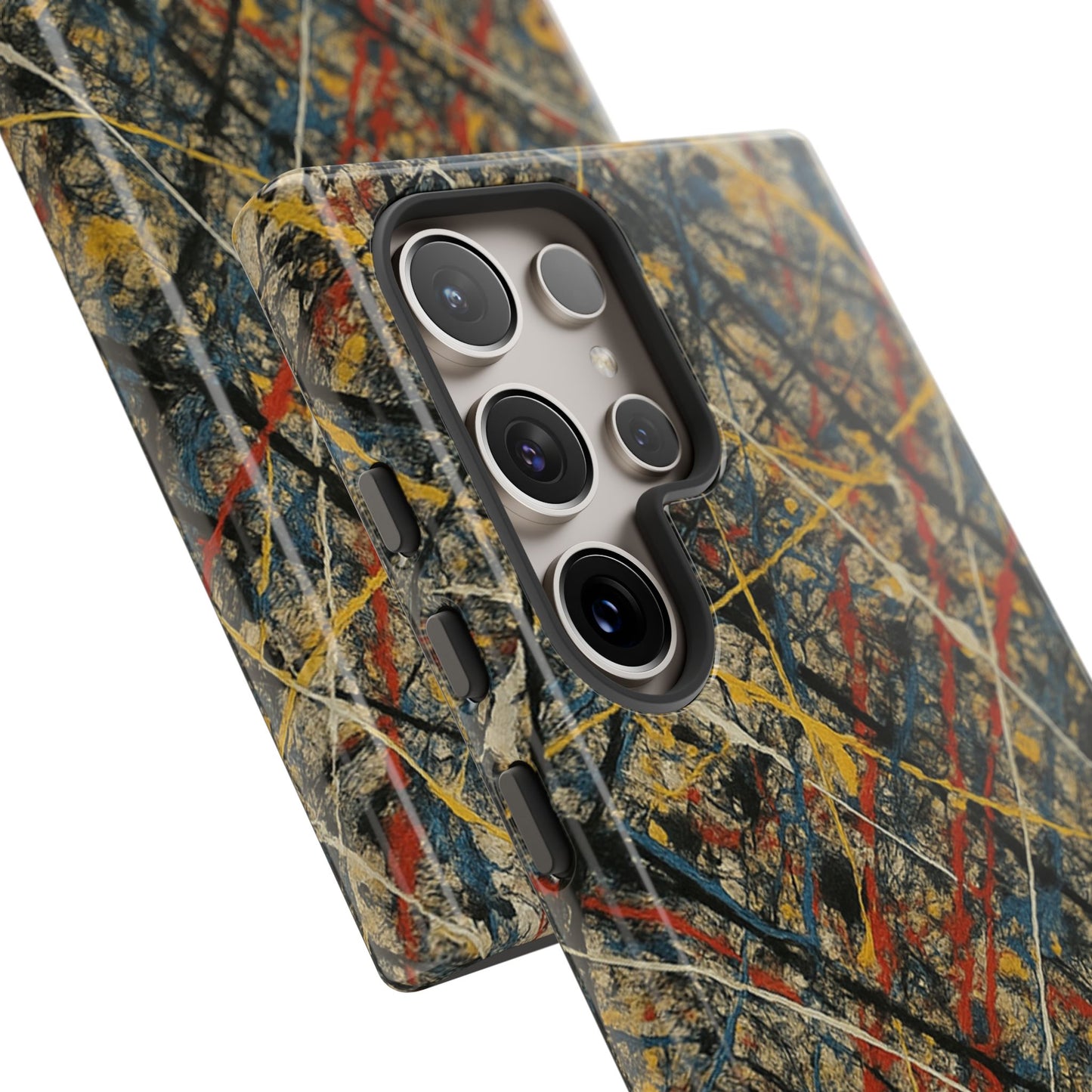Tough Cases Phone Case - Bold Abstract Design, Stylish Mobile Cover, Unique Gift for Him/Her, Durable Accessory, Trendy Protection