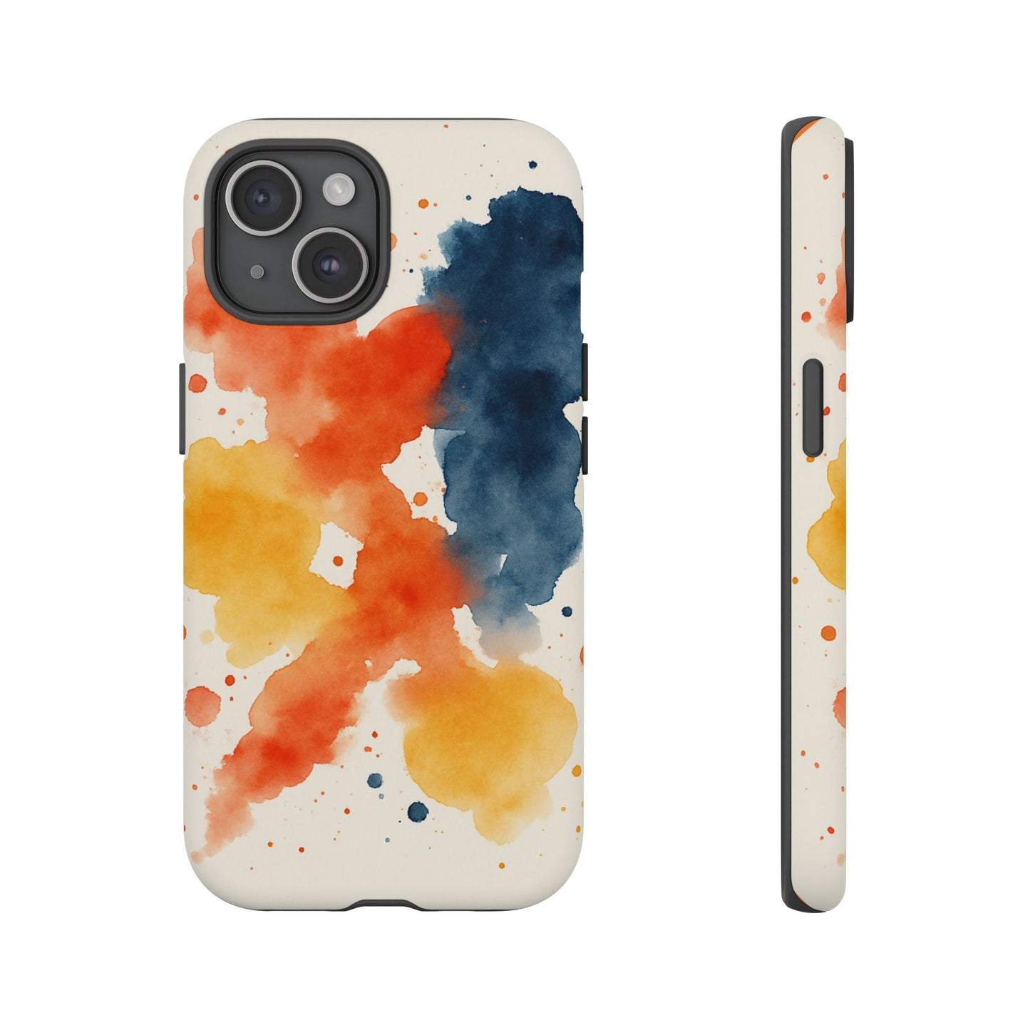 Watercolor Phone Case - Abstract Design, Tough Cases for Men & Women, Stylish Gift, Artistic Accessory for All Occasions