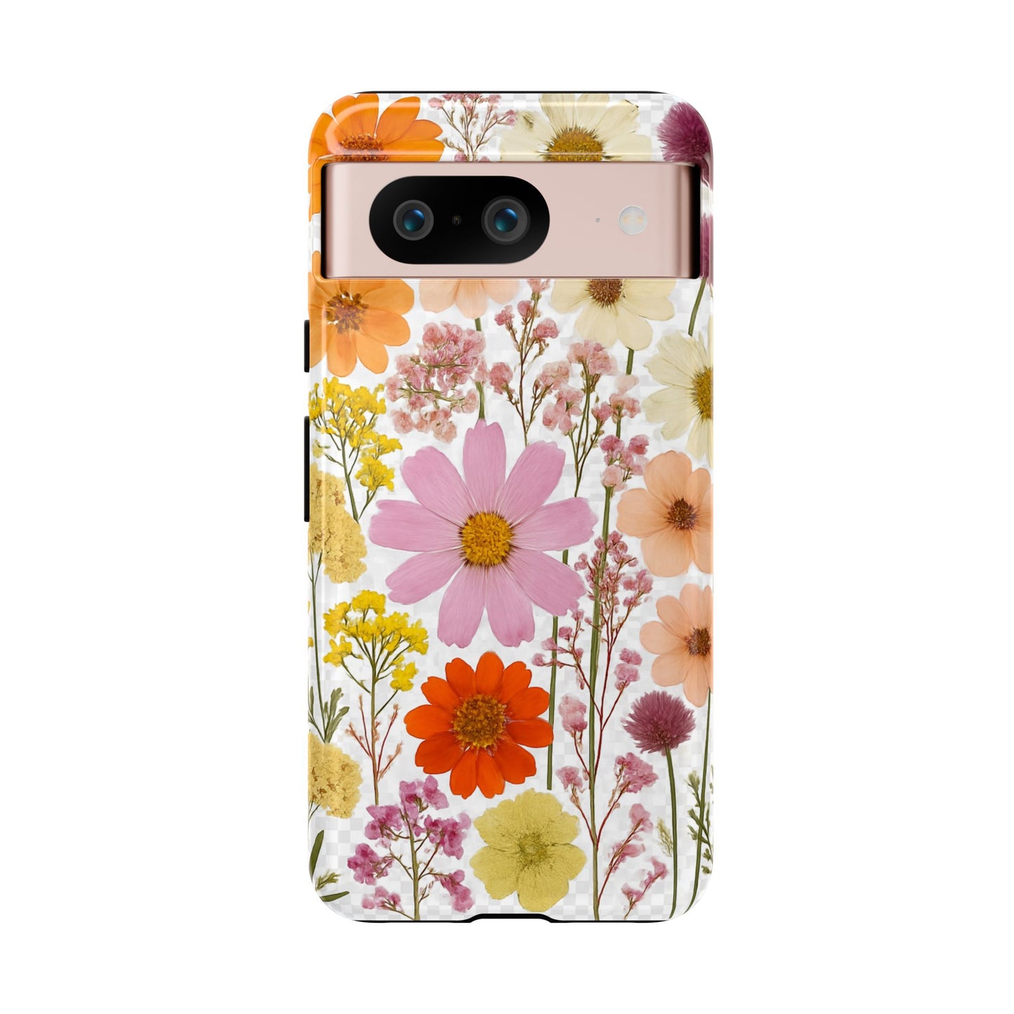 Floral Phone Case - Tough Cases, Stylish Protective Cover, Flower Design, Trendy Gift, Nature Lover Accessory, DRIED FLOWERS