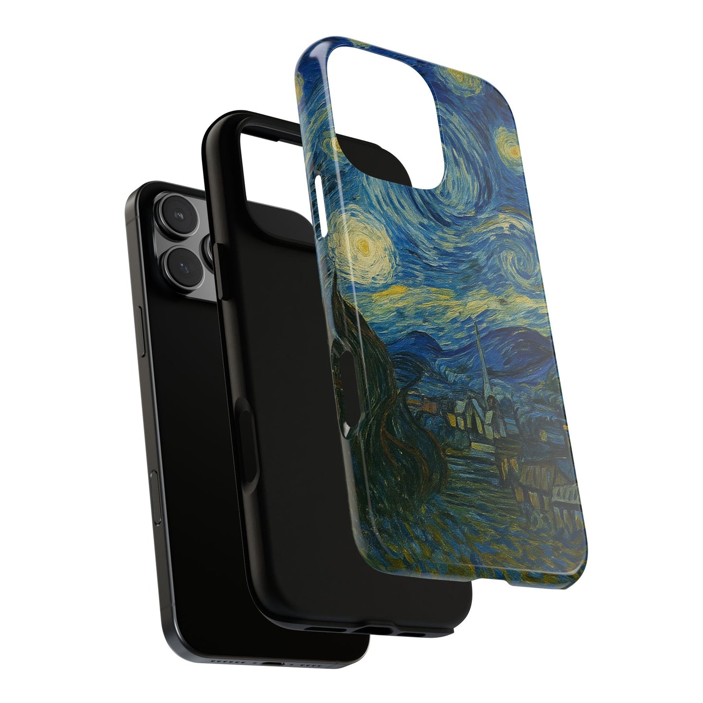 Starry Night Phone Case, Artistic Cell Phone Cover, Gift for Art Lovers, Unique Phone Accessory, Birthday Gift for Him/Her, Tough Cases