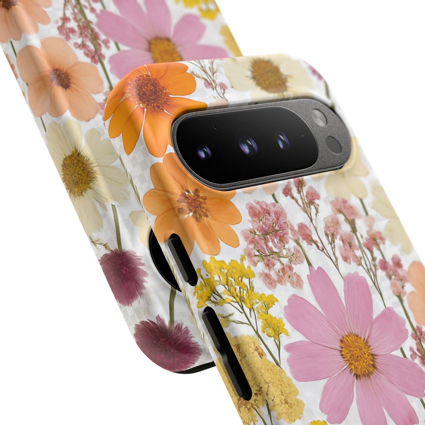 Floral Phone Case - Tough Cases, Stylish Protective Cover, Flower Design, Trendy Gift, Nature Lover Accessory, DRIED FLOWERS